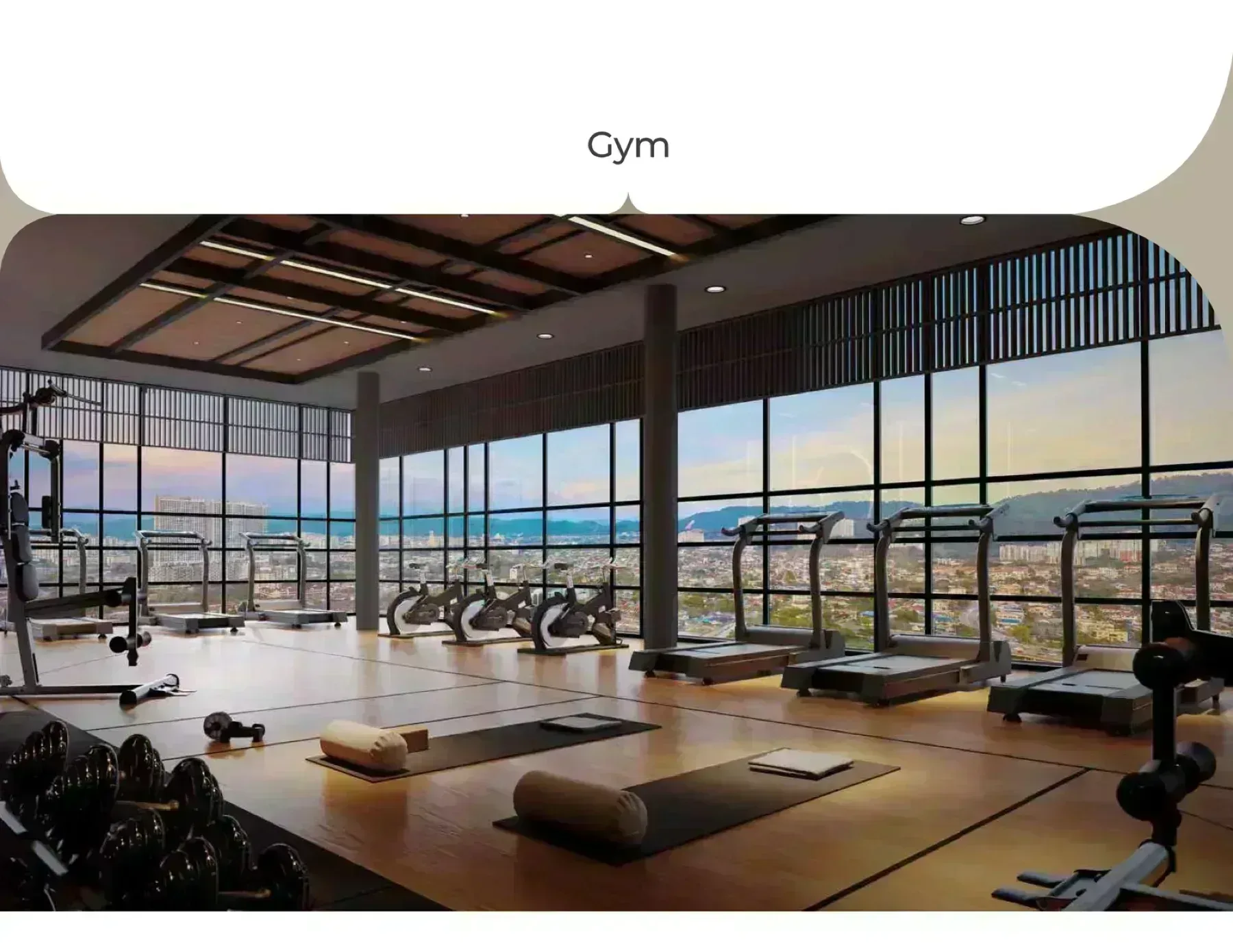 levia residence gym artist impression