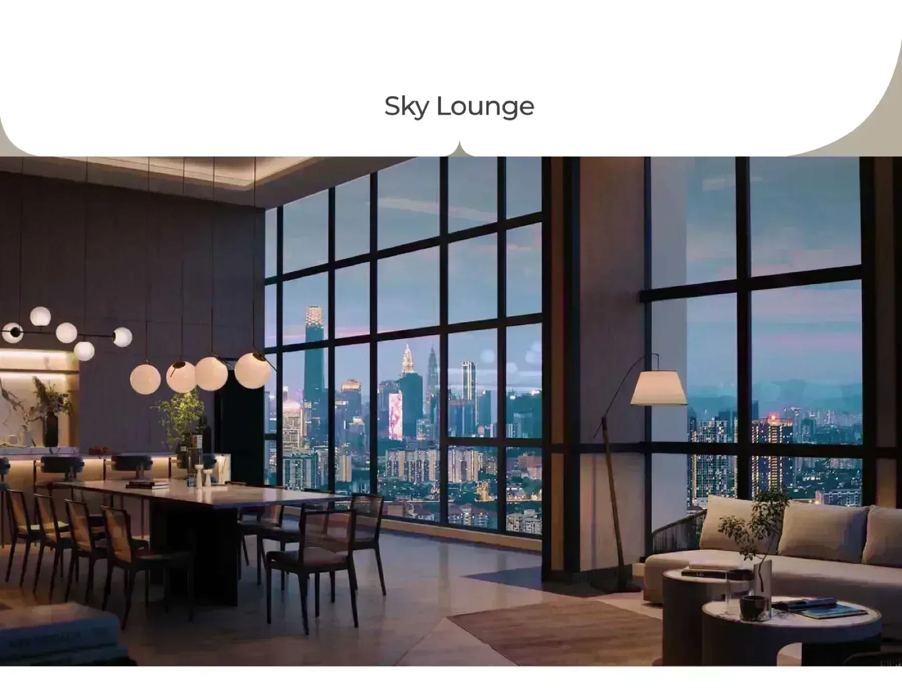 levia residence sky lounge artist impression
