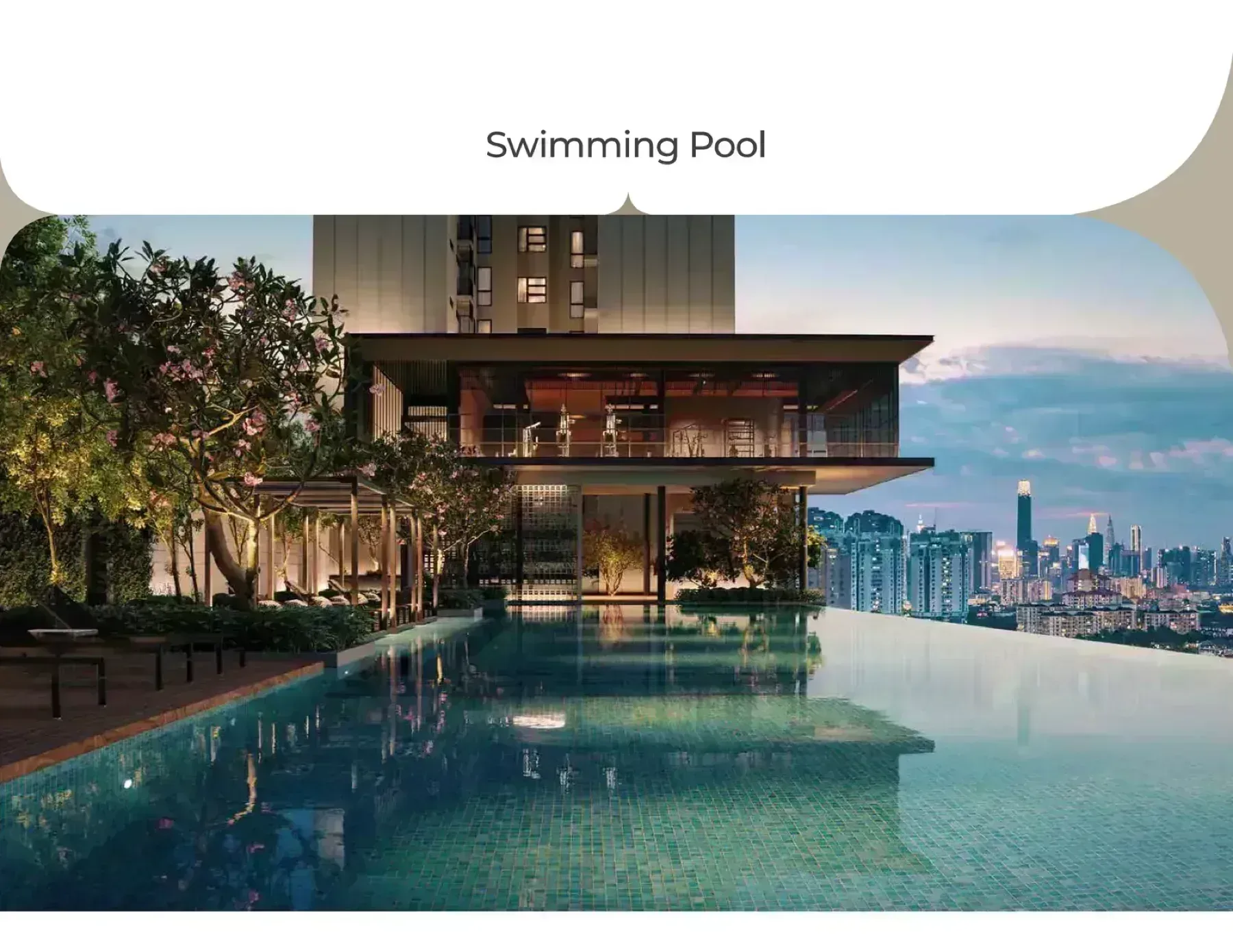 levia residence swimming pool artist impression