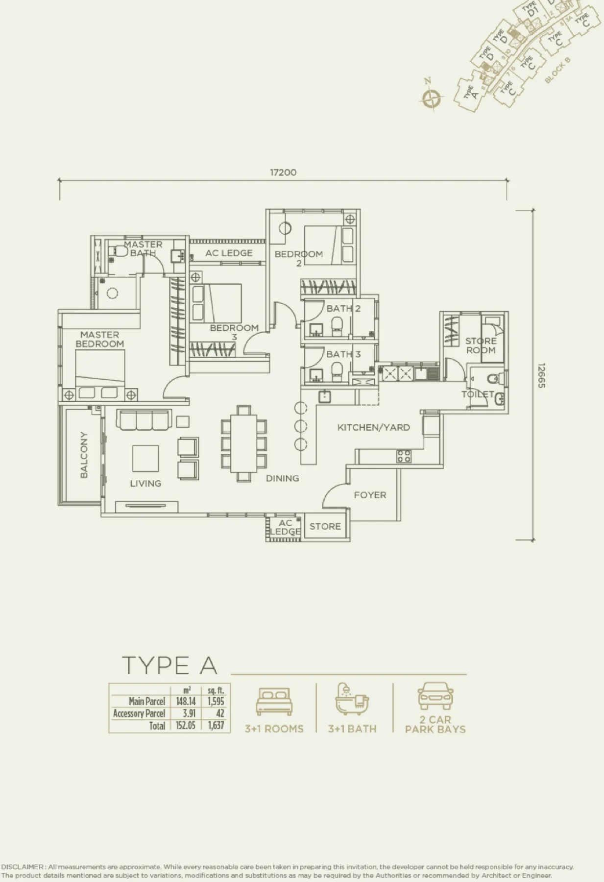 Linari Residence floor plan 3