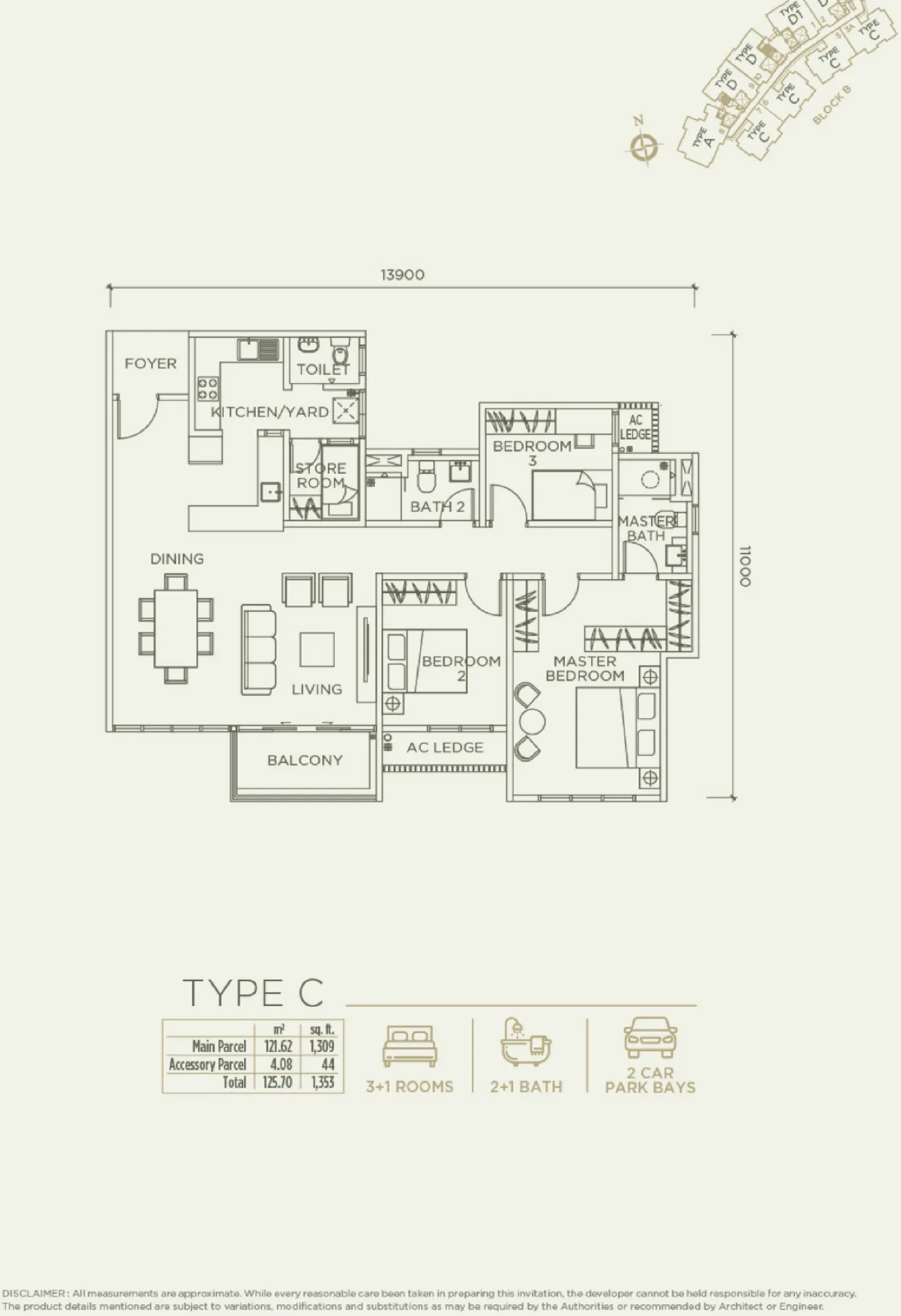 Linari Residence floor plan 1