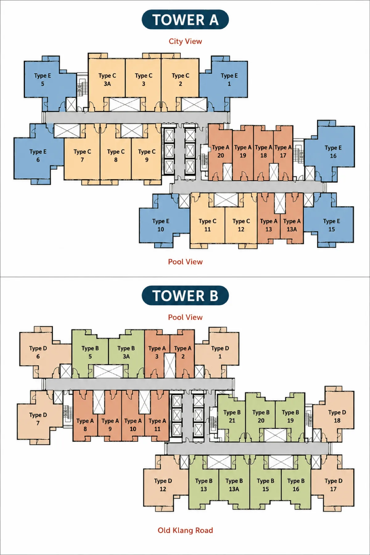 M Aurora Floor Plan (Tower A) floor plan