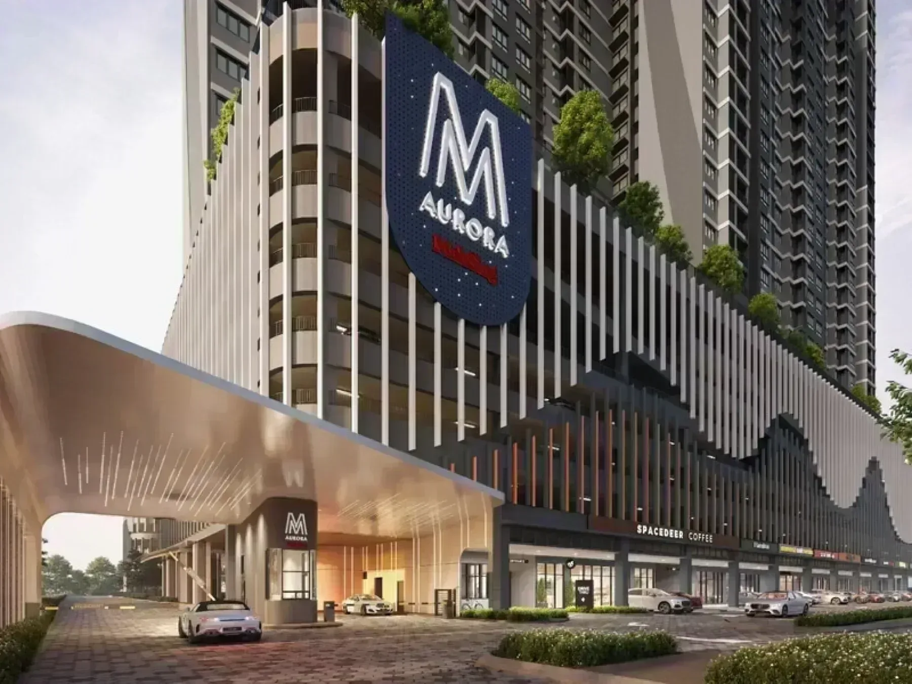 M Aurora, Old Klang Road — artist impression