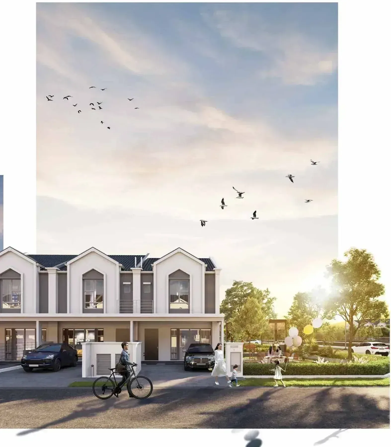 M Tiara Skudai terrace row with community open space