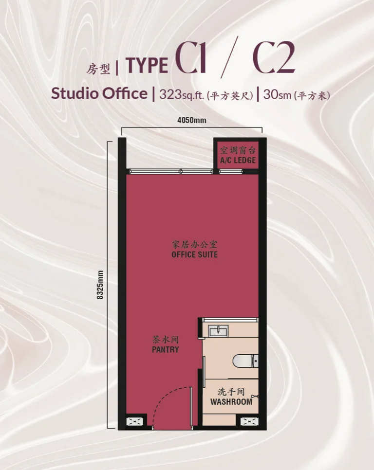 MABA Suitez Type C1/ C2 floor plan