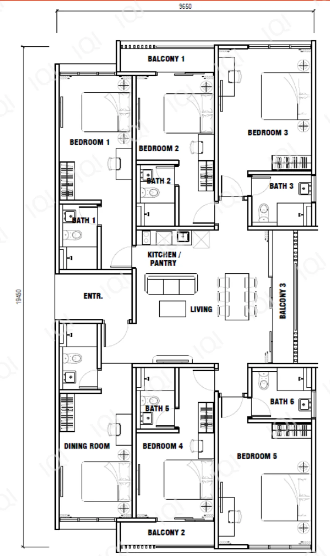 Majestics Gen Rise Type D floor plan