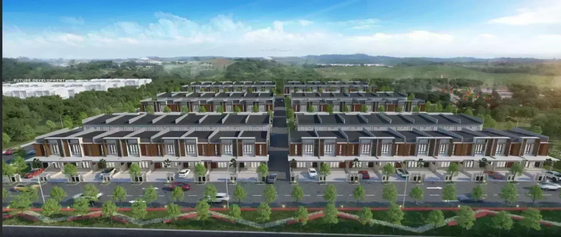 meadow heights aerial masterplan artist impression