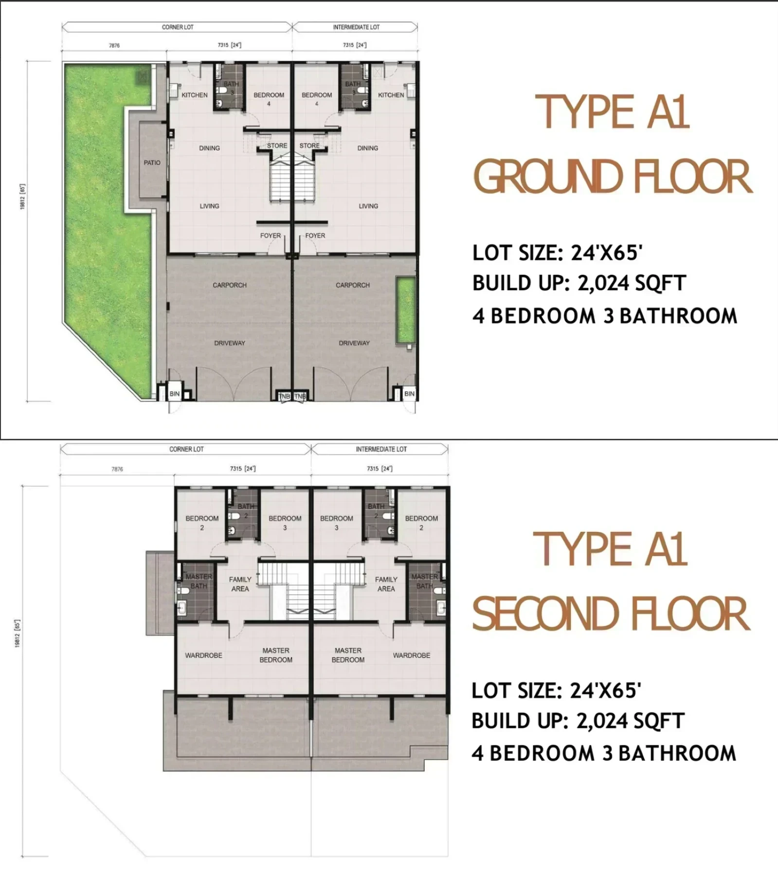 Meadow Heights Type A1 floor plan