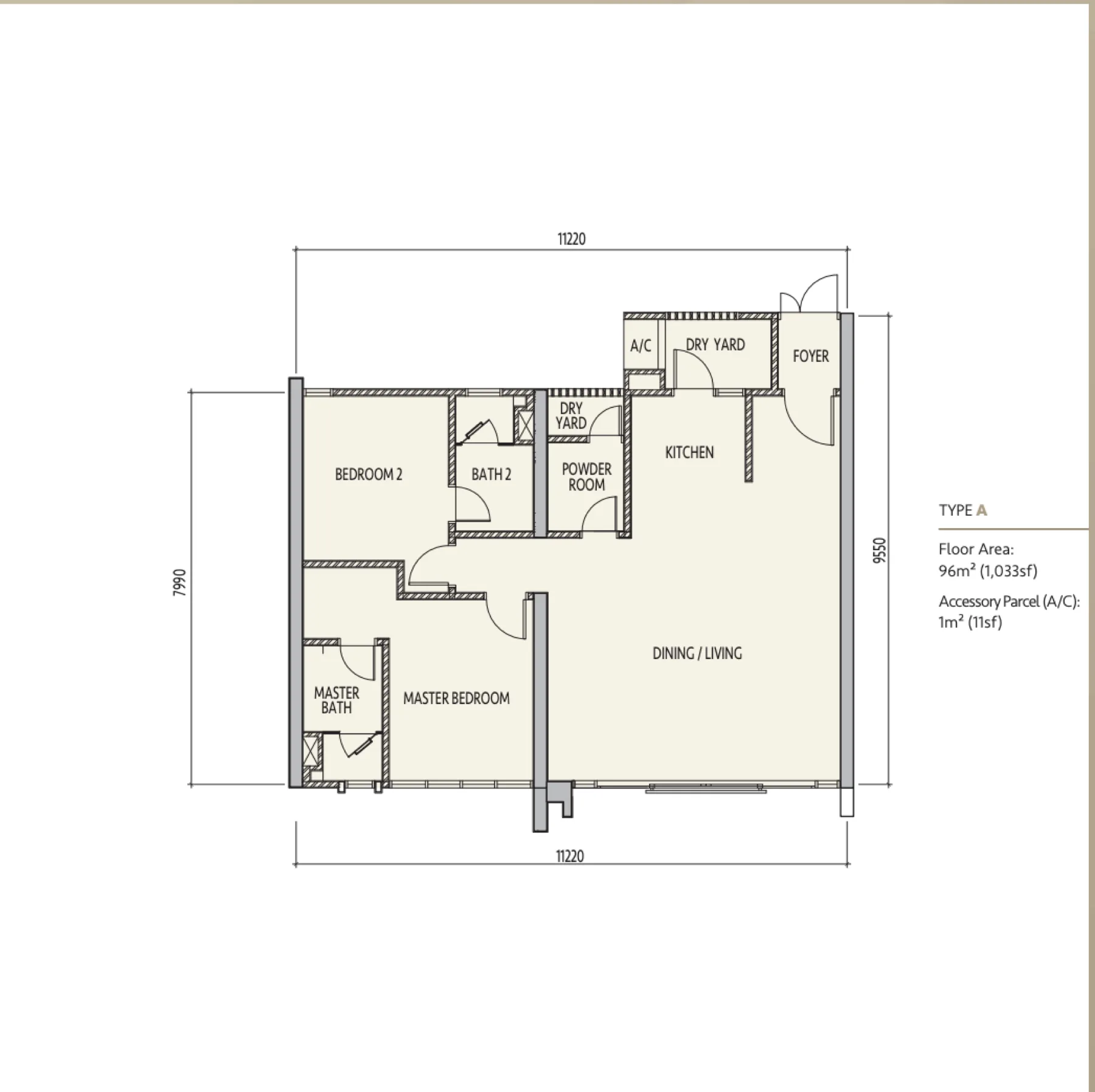 Mezzo Type A floor plan
