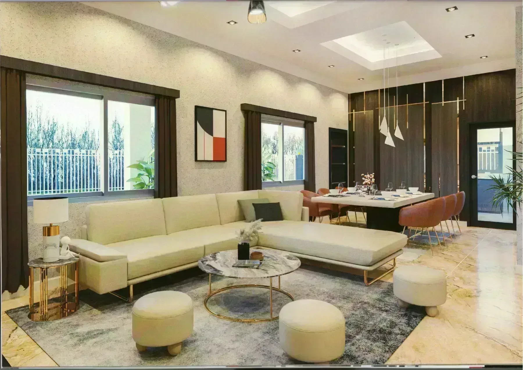 Midas Residences living area