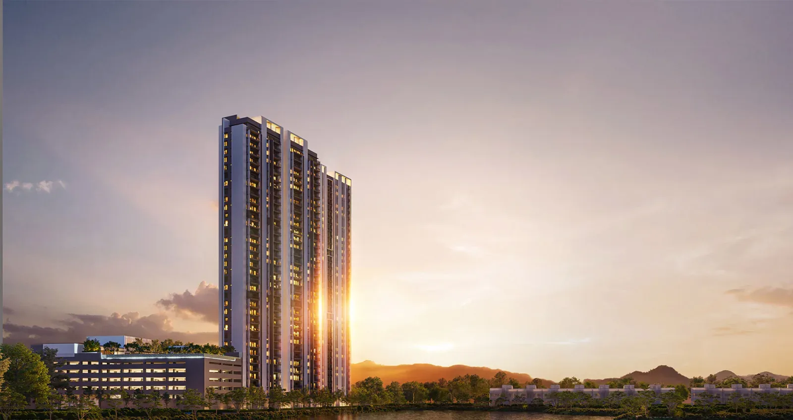 Mutiara Lake facade