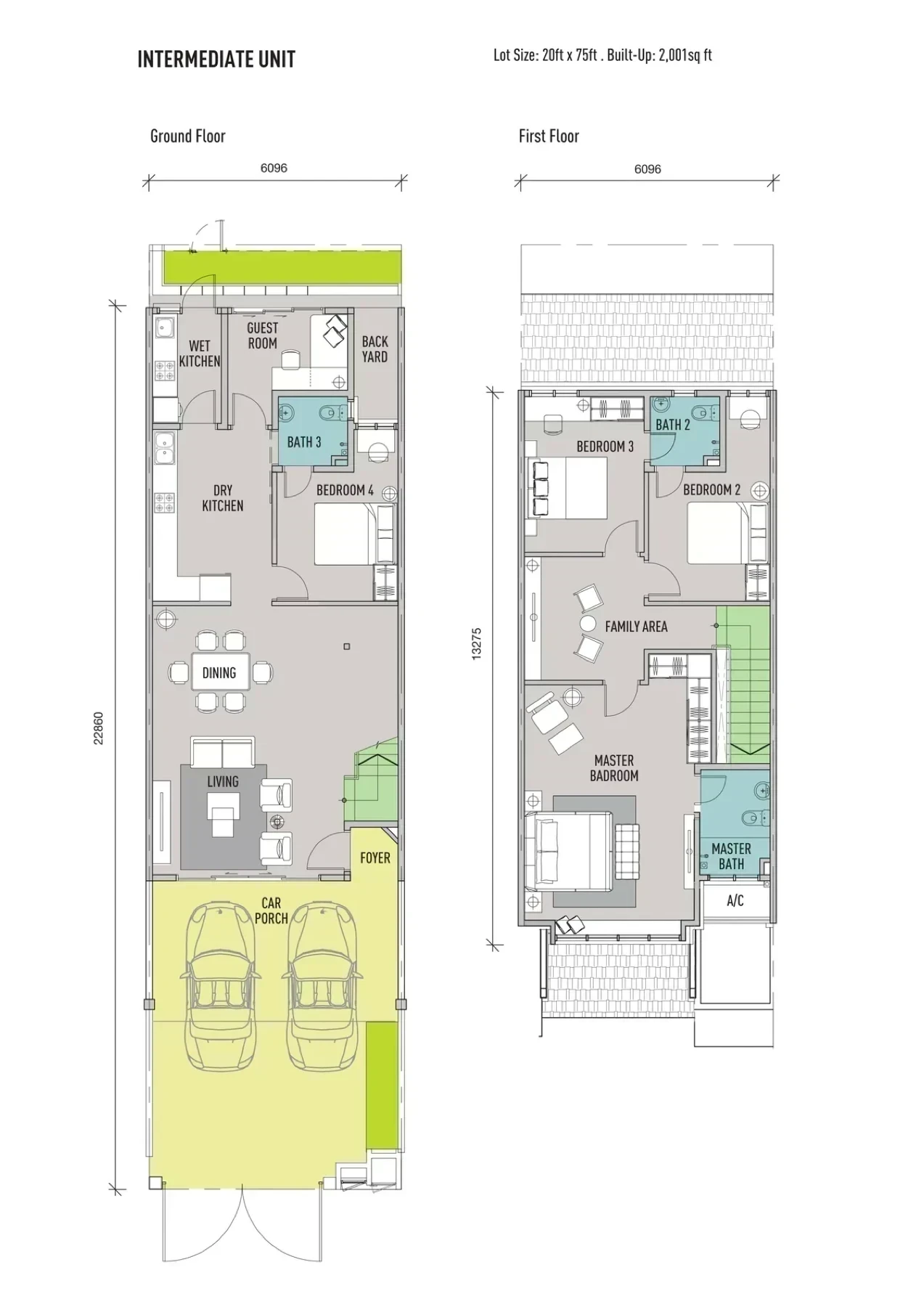 Olive Grove floor plan 1