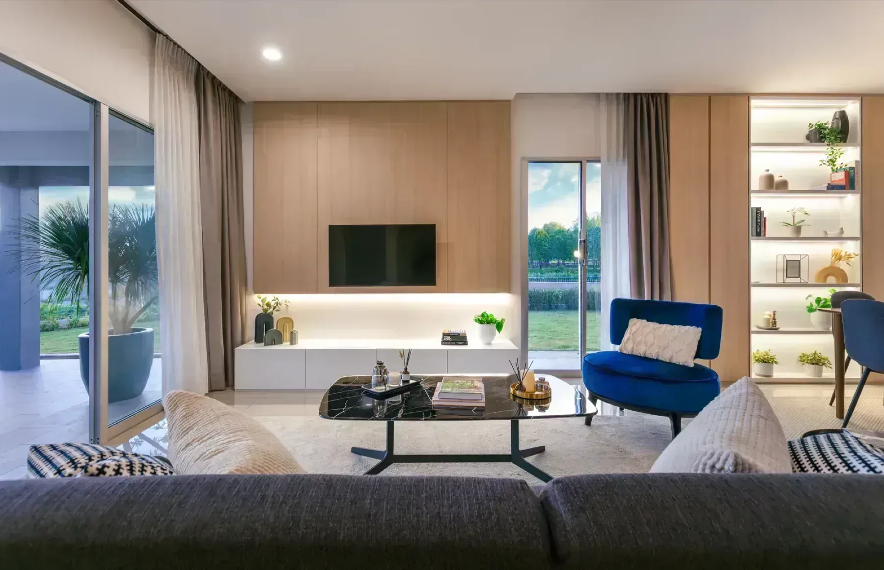 Olive Grove Bercham Ipoh living room interior