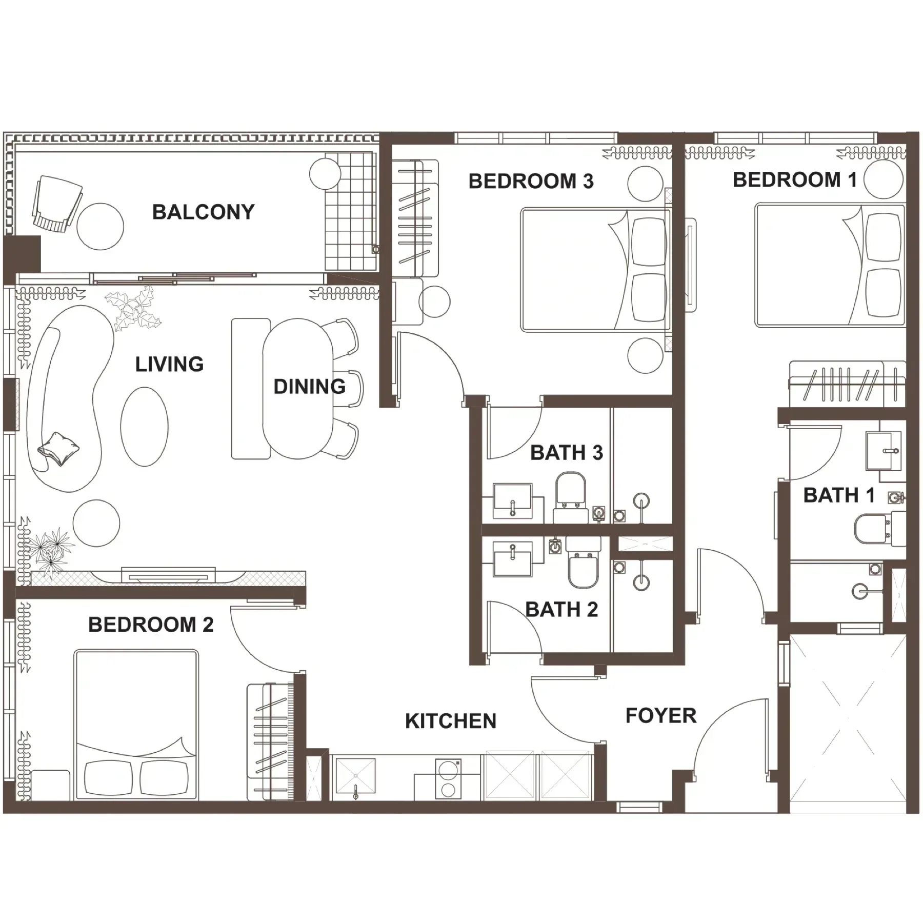 OSK Ombak Type C floor plan