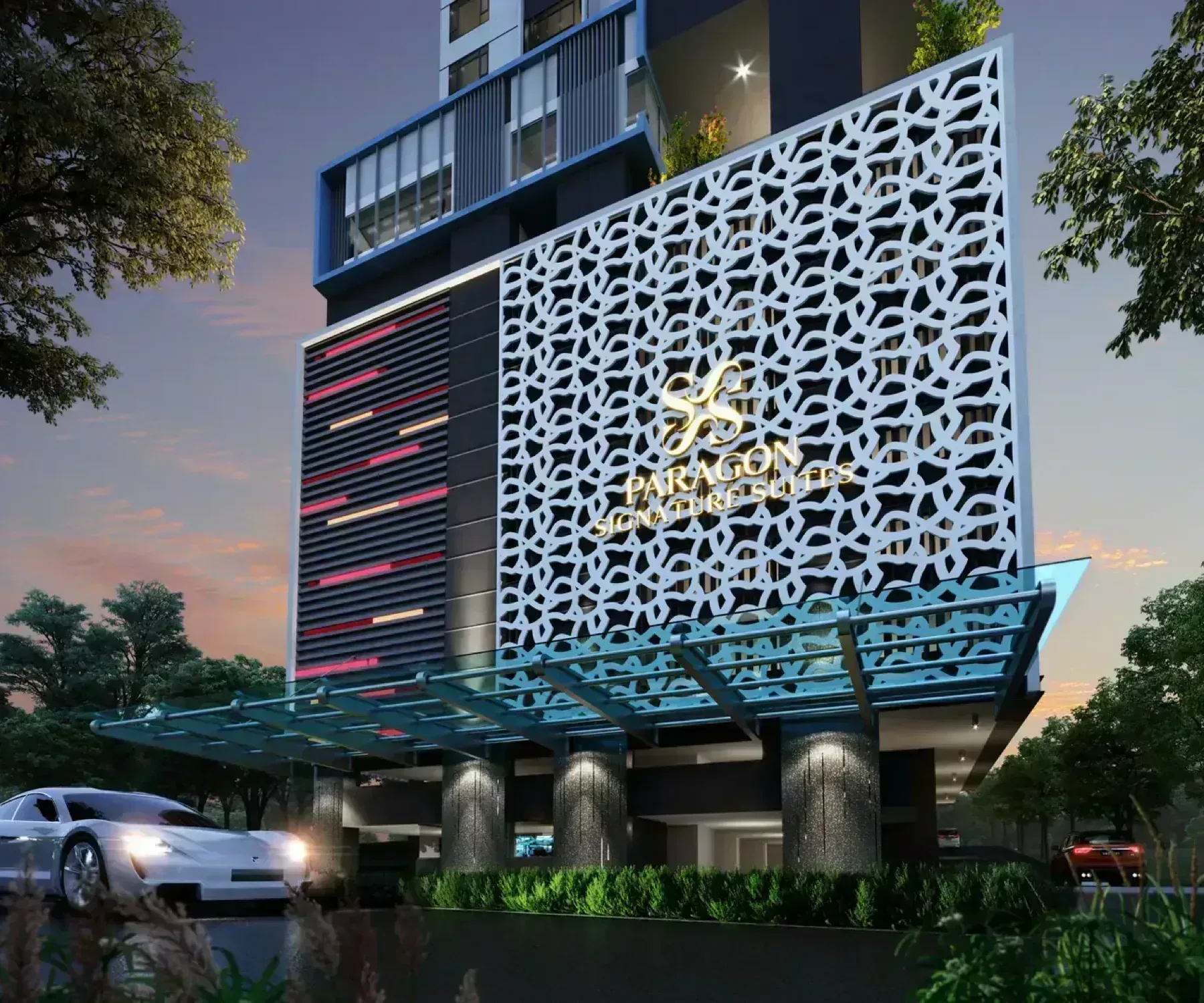 Paragon Signature Suites entrance