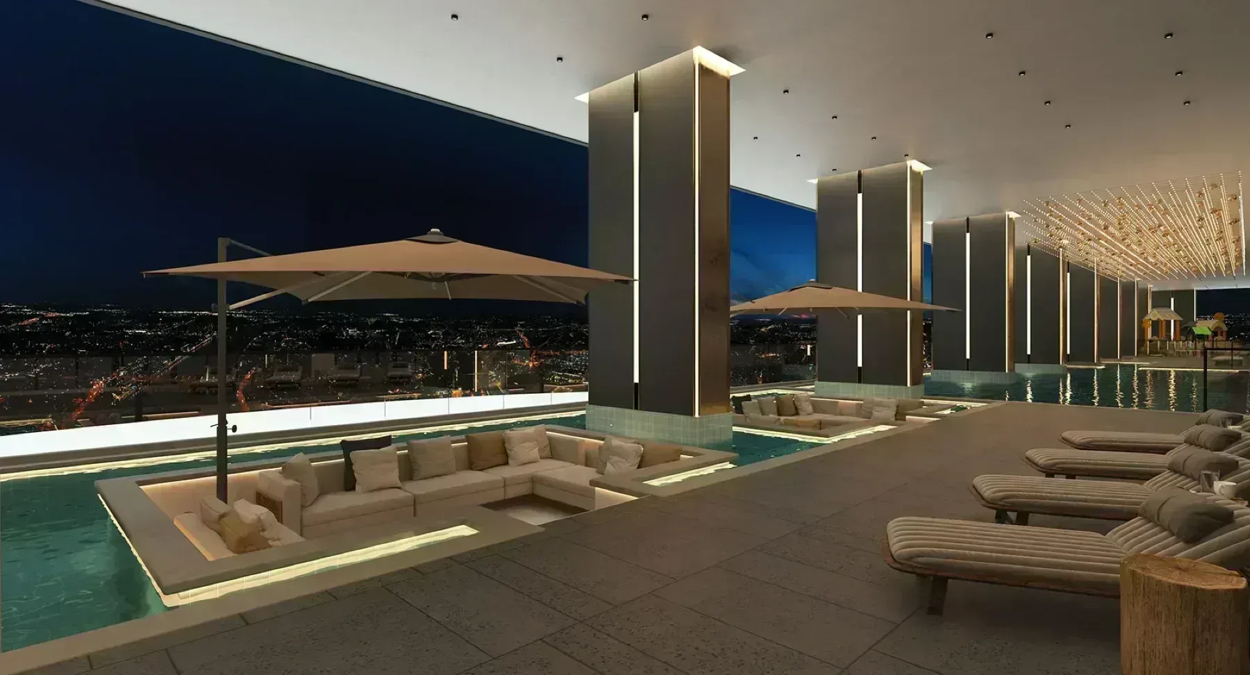 Paragon Signature Suites pool deck