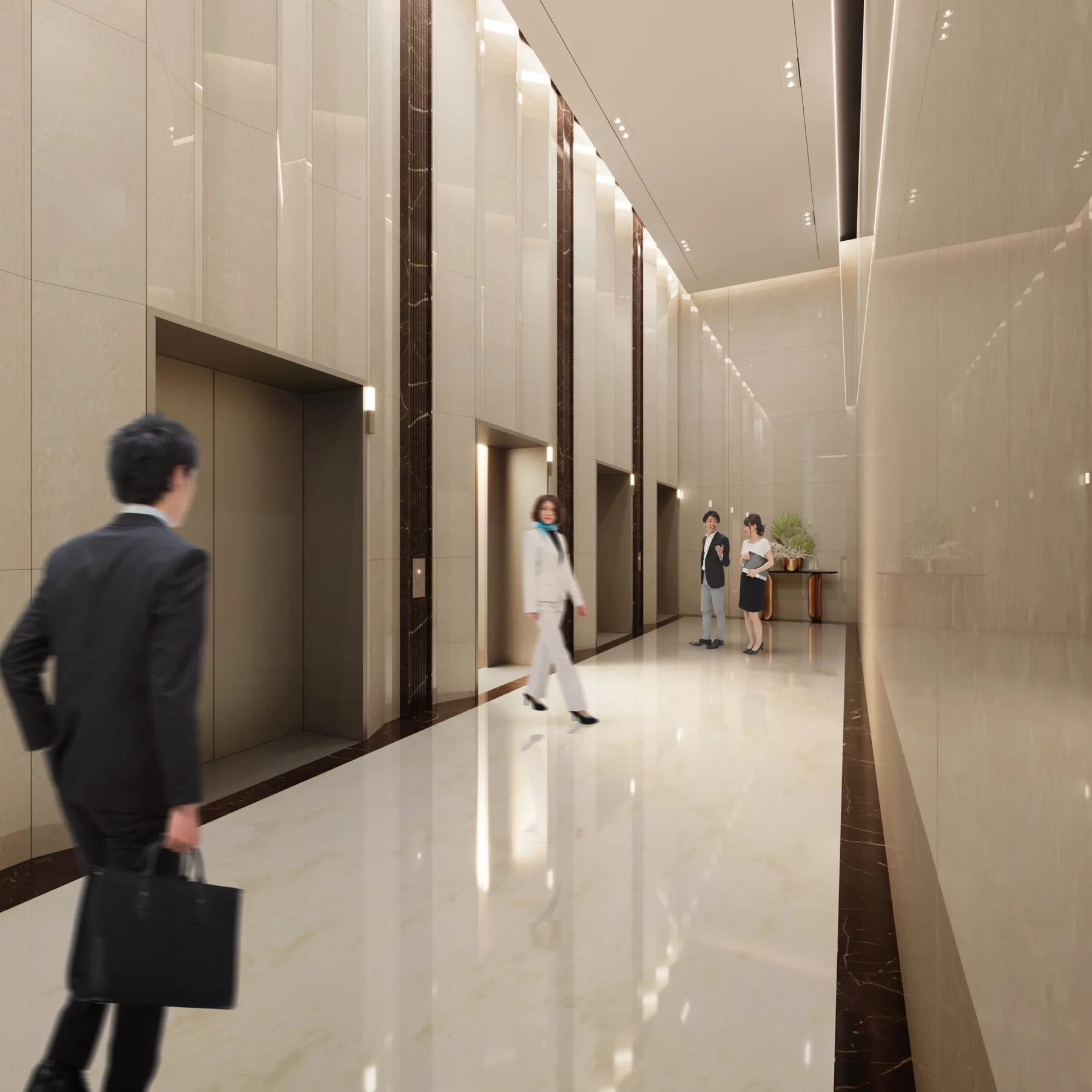 pavilion square lift lobby