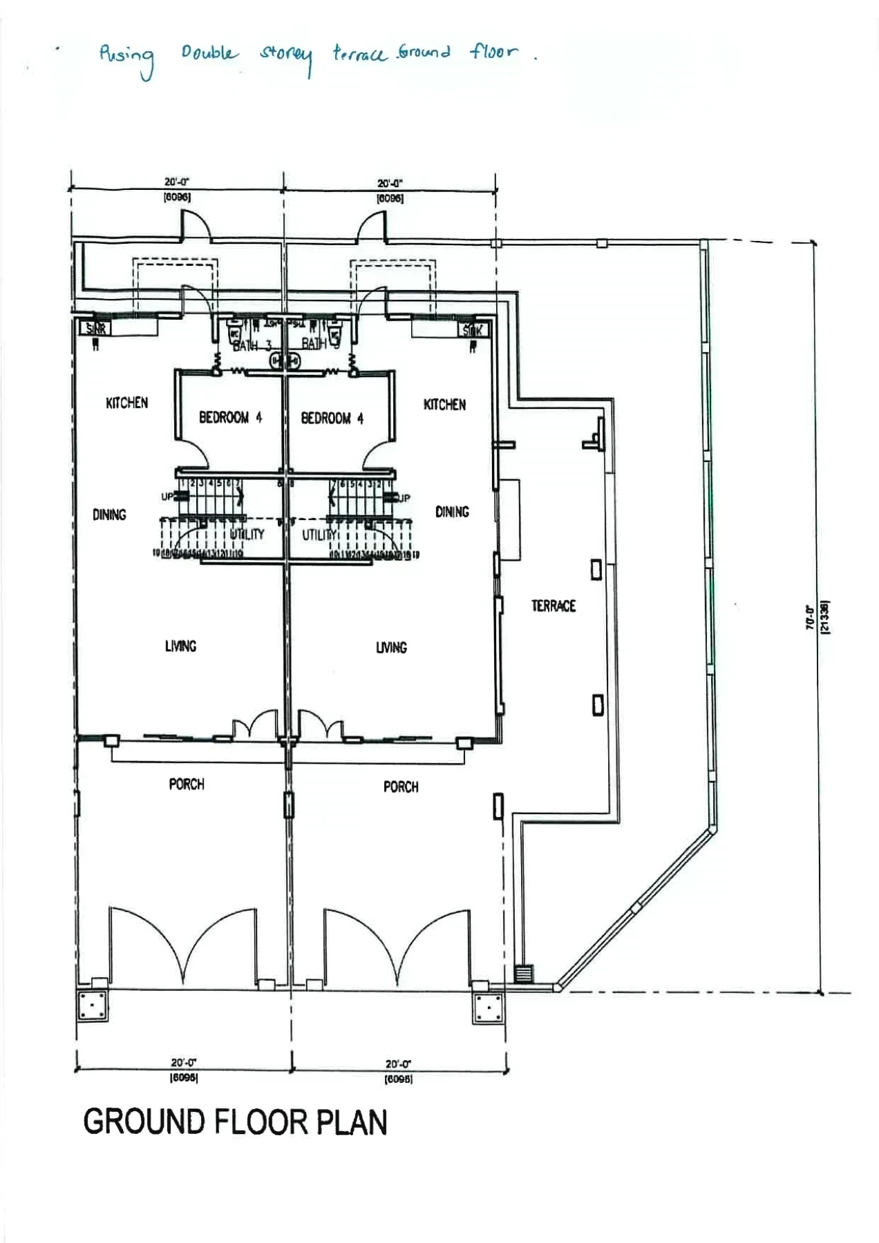 Pusing Lestari Ipoh 2-Storey Terrace floor plan