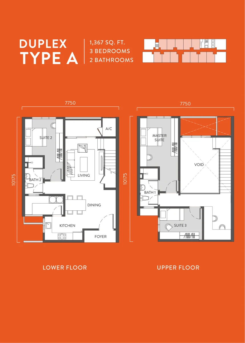 Quaver Residence Type A floor plan