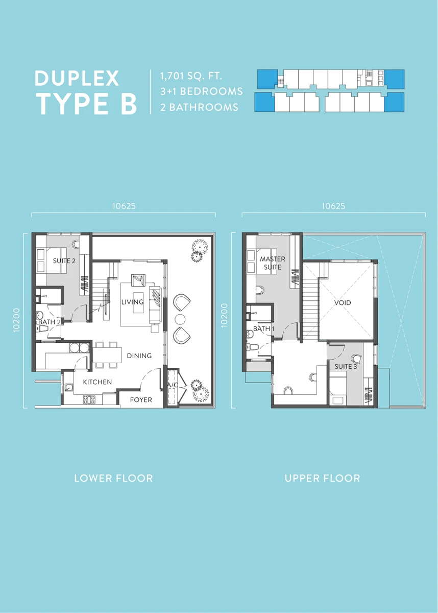 Quaver Residence Type B floor plan