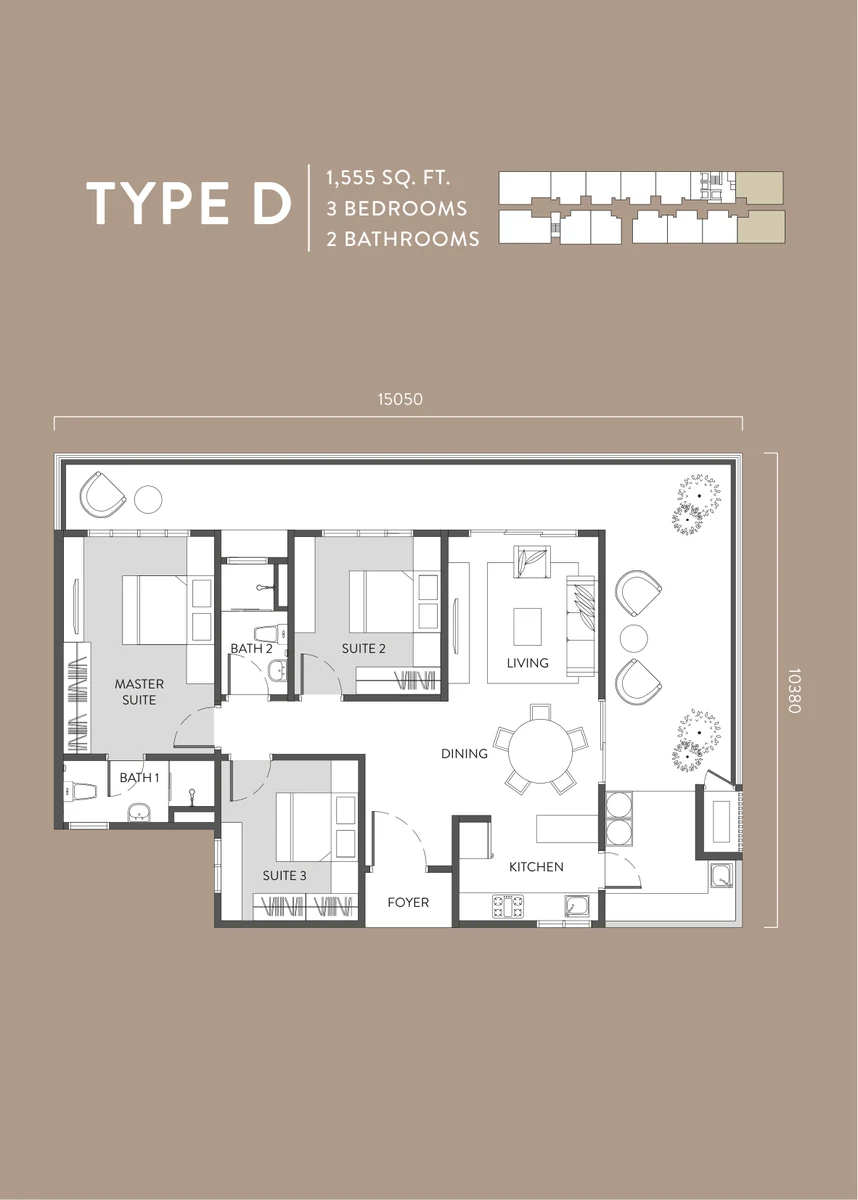 Quaver Residence Type D floor plan