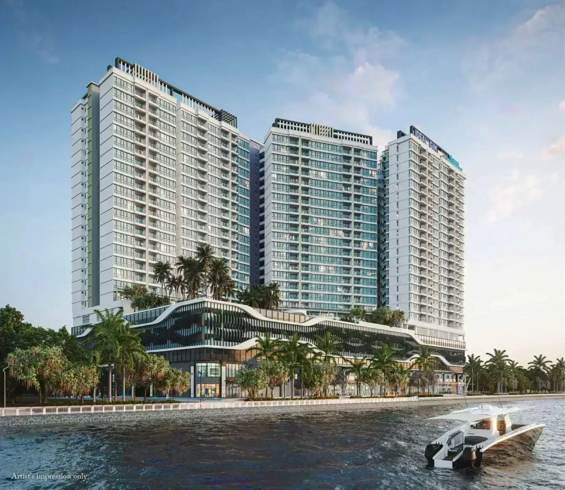 Queens Residences 3 waterfront facade