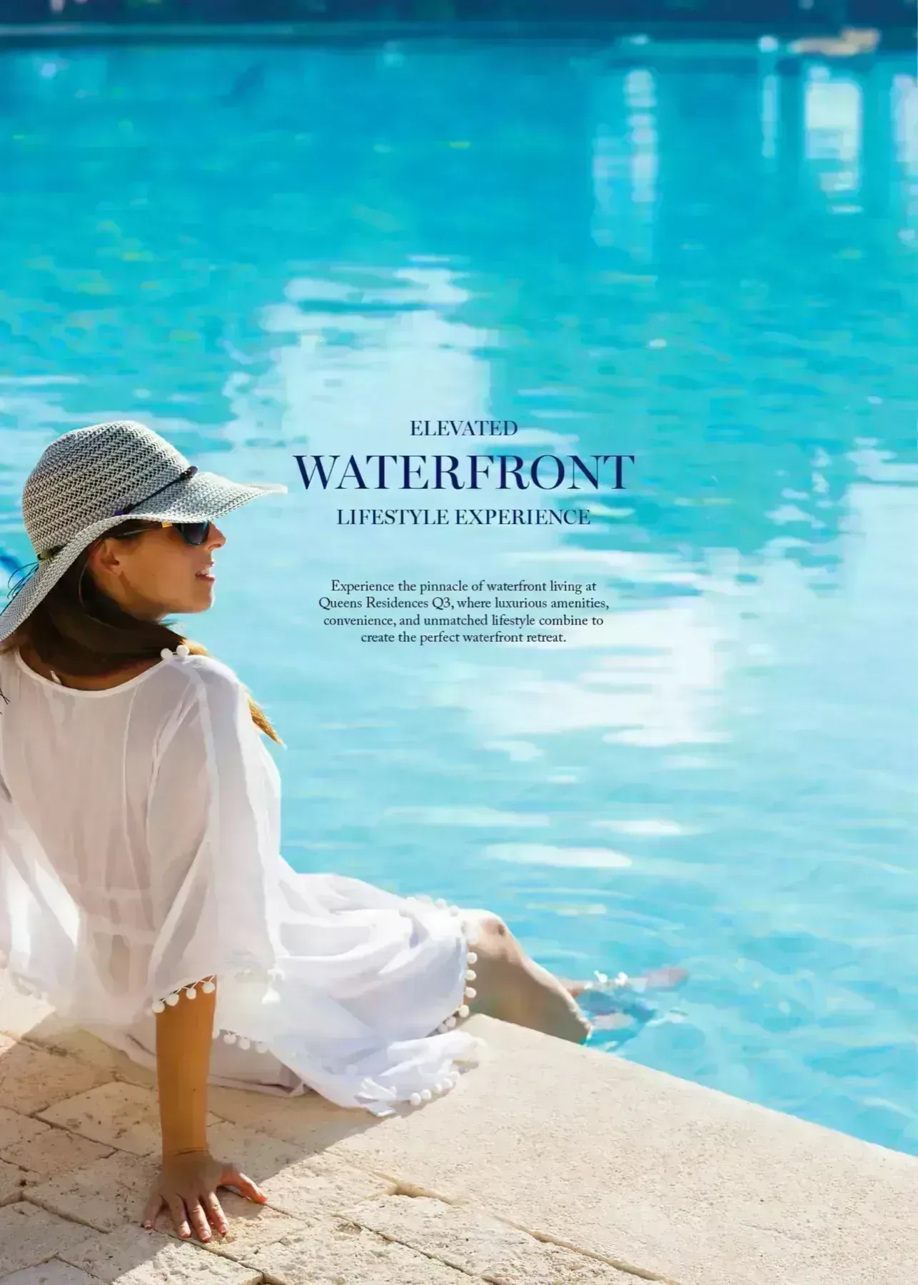 Queens Residences 3 waterfront pool