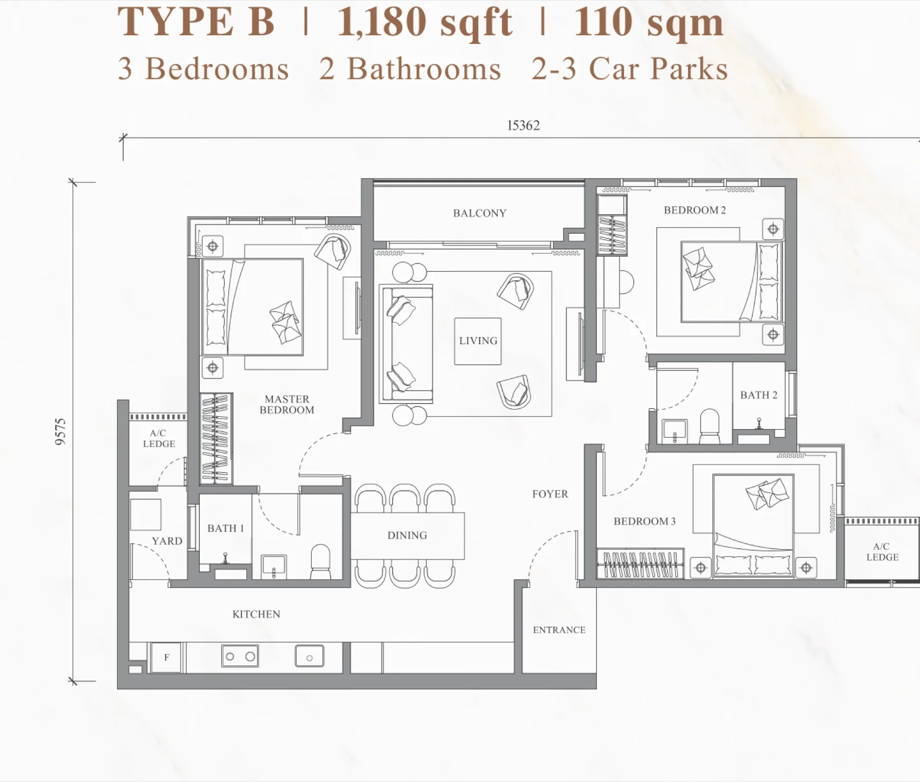 River Park by Malton Type B floor plan
