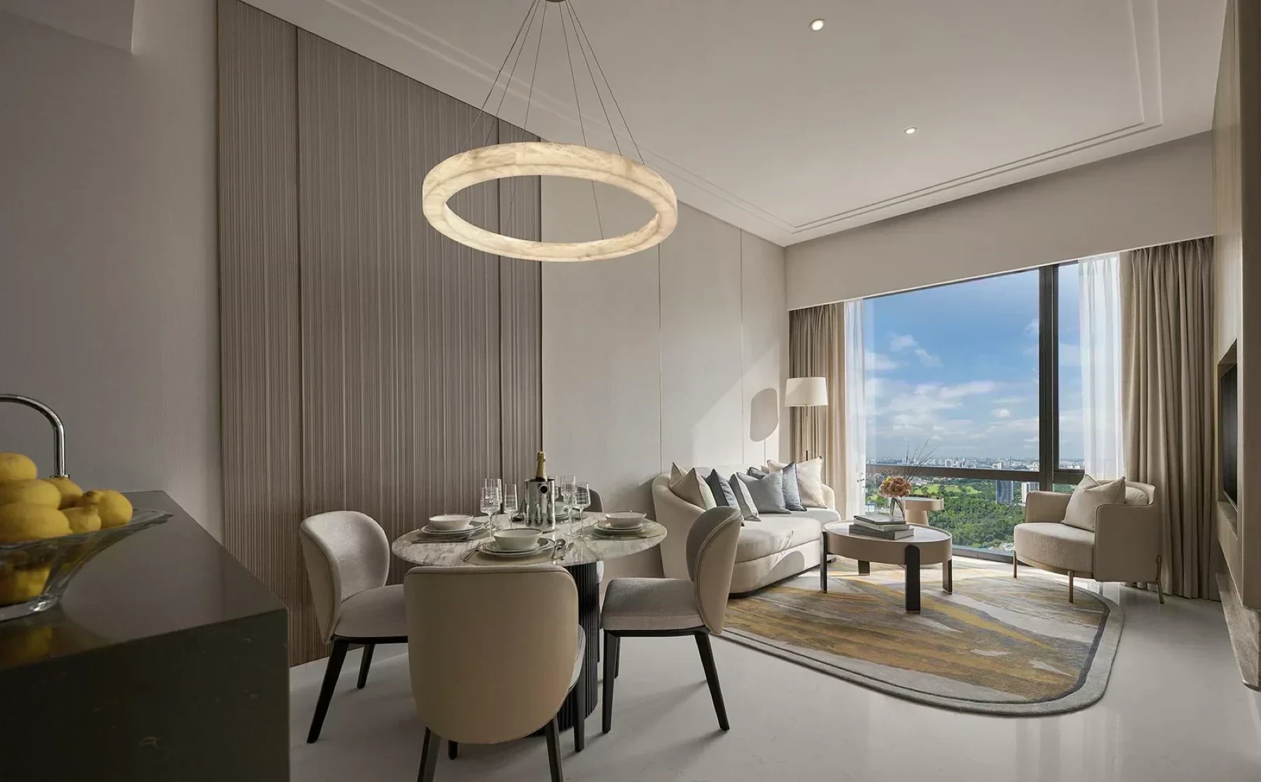 Royal Suites Type J2 living and dining
