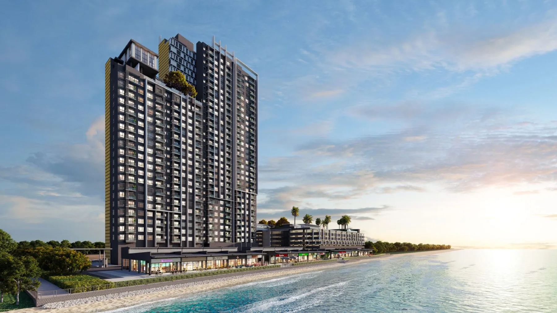 Sea Crestz, Kuantan — artist impression