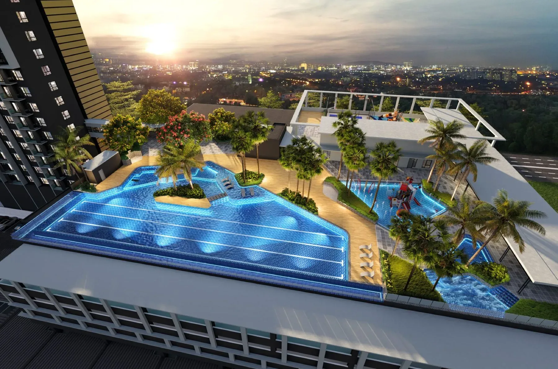 Sea Crestz, Kuantan — artist impression