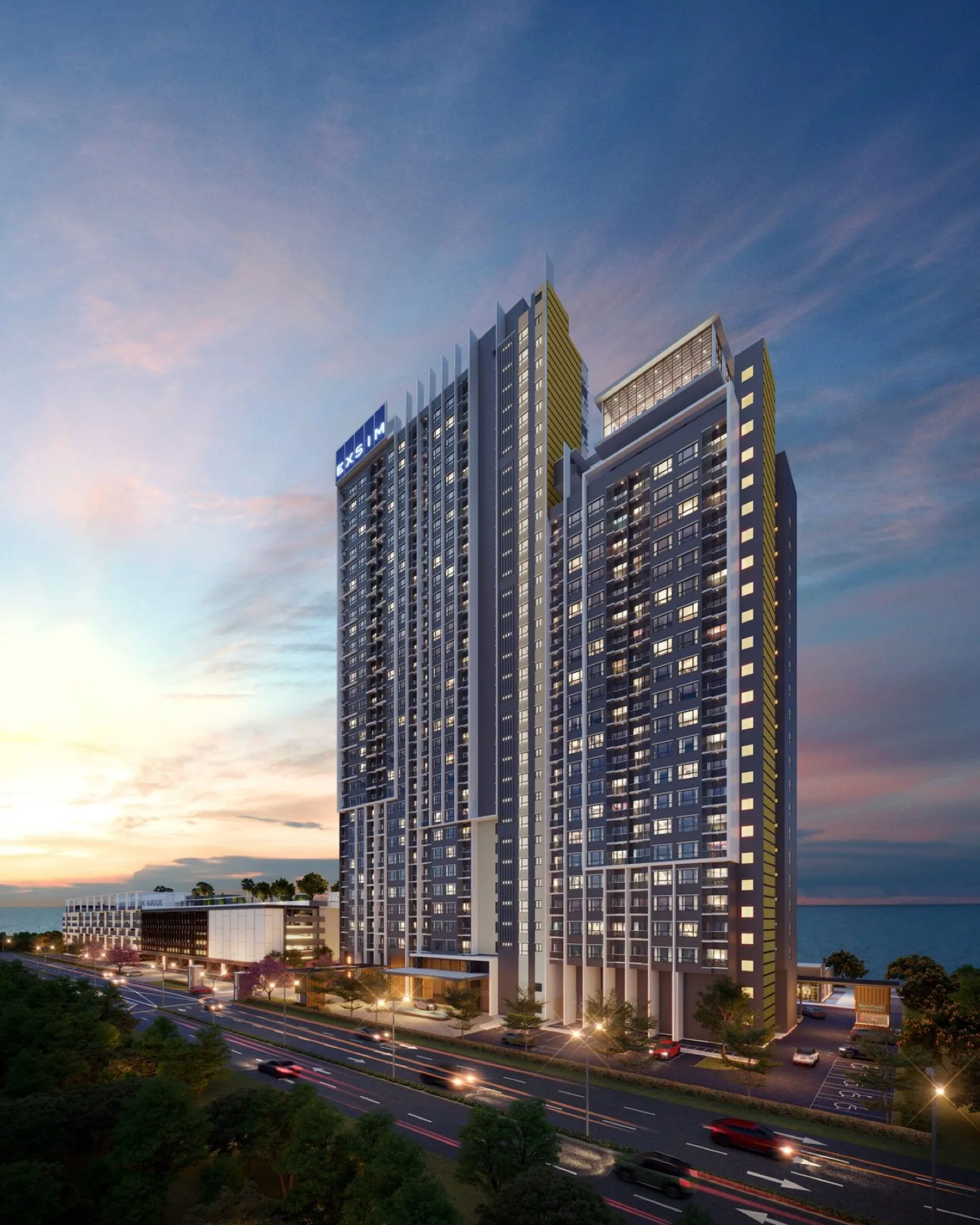 Sea Crestz, Kuantan — artist impression