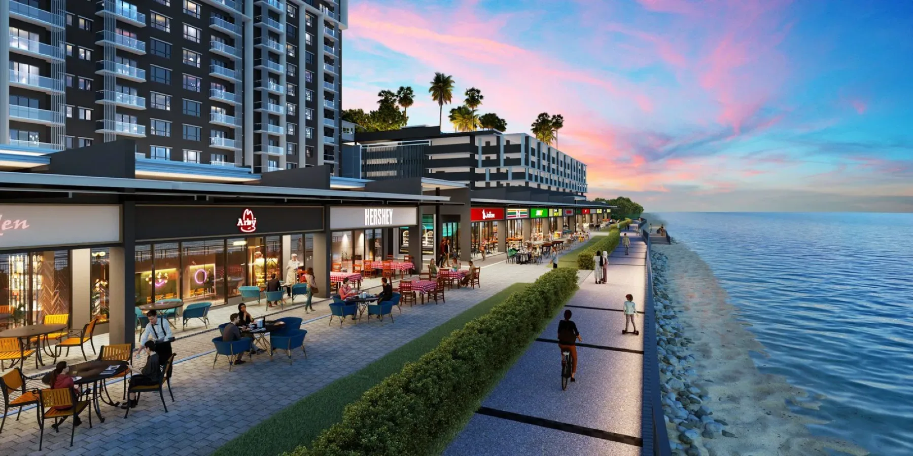 Sea Crestz, Kuantan — artist impression