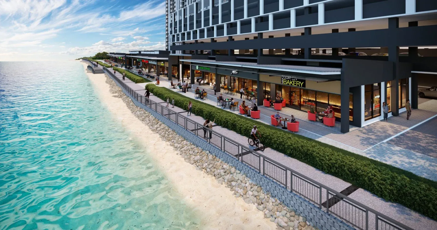 Sea Crestz, Kuantan — artist impression