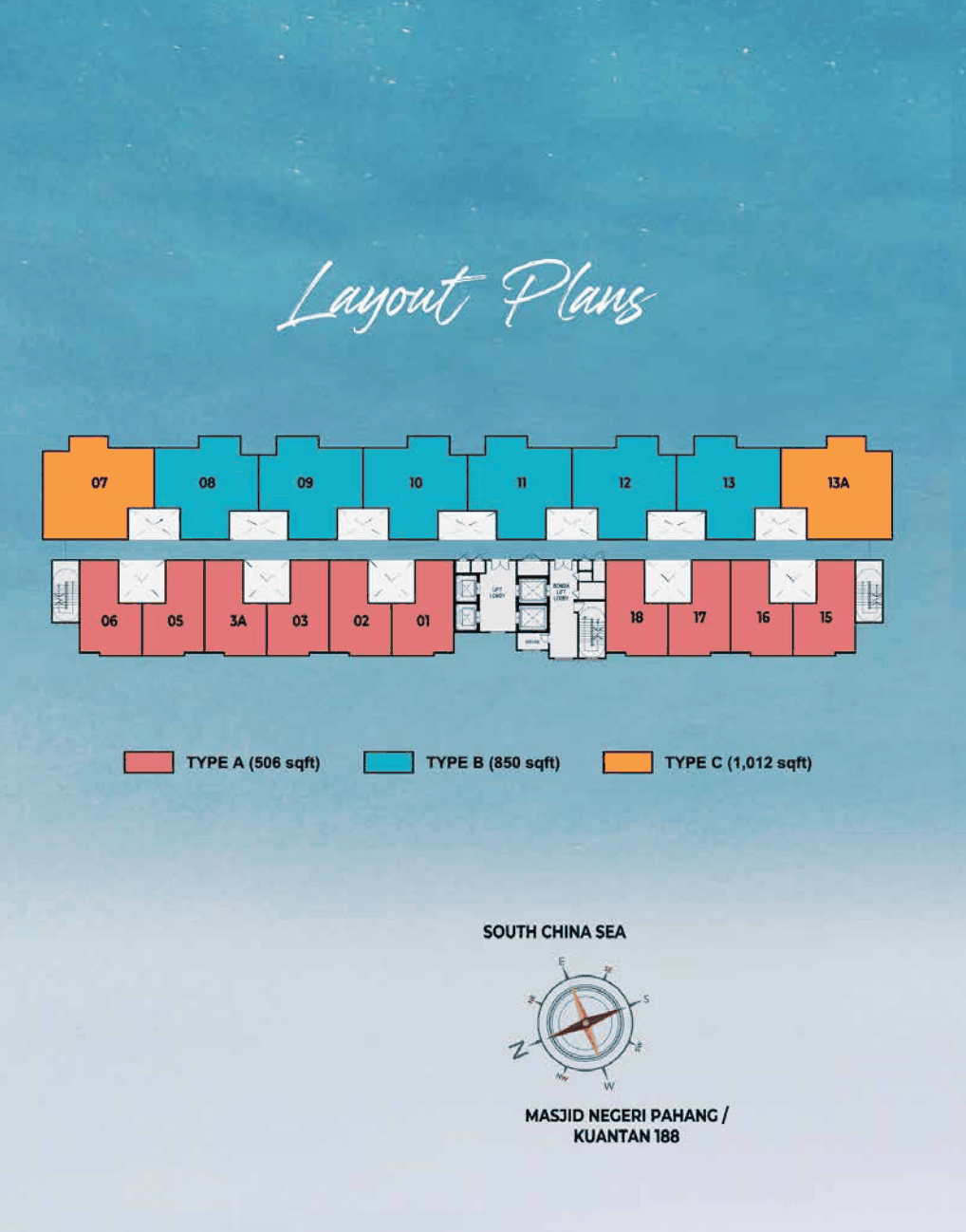 Sea Crestz Type A floor plan