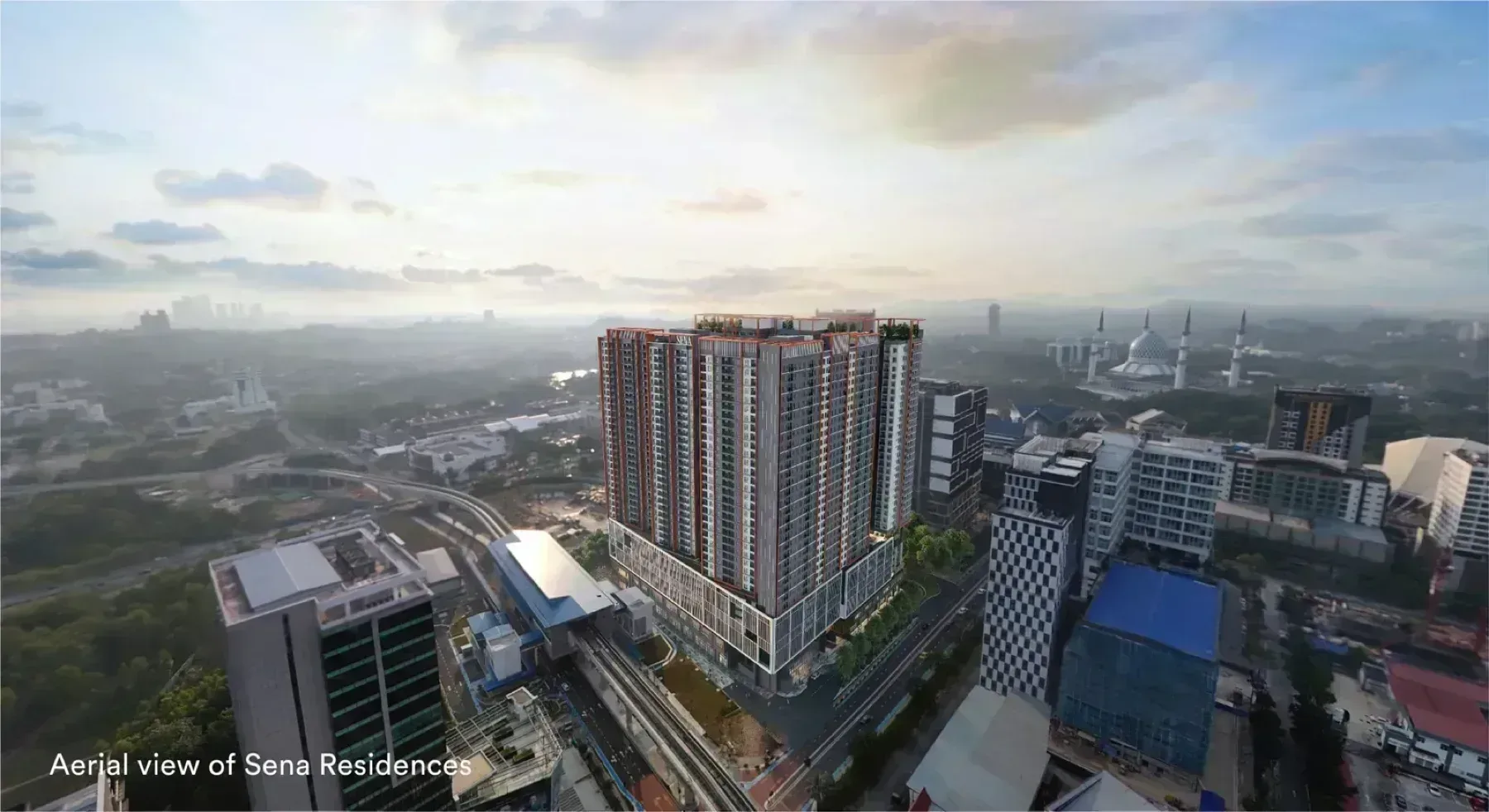 Sena Residences aerial view