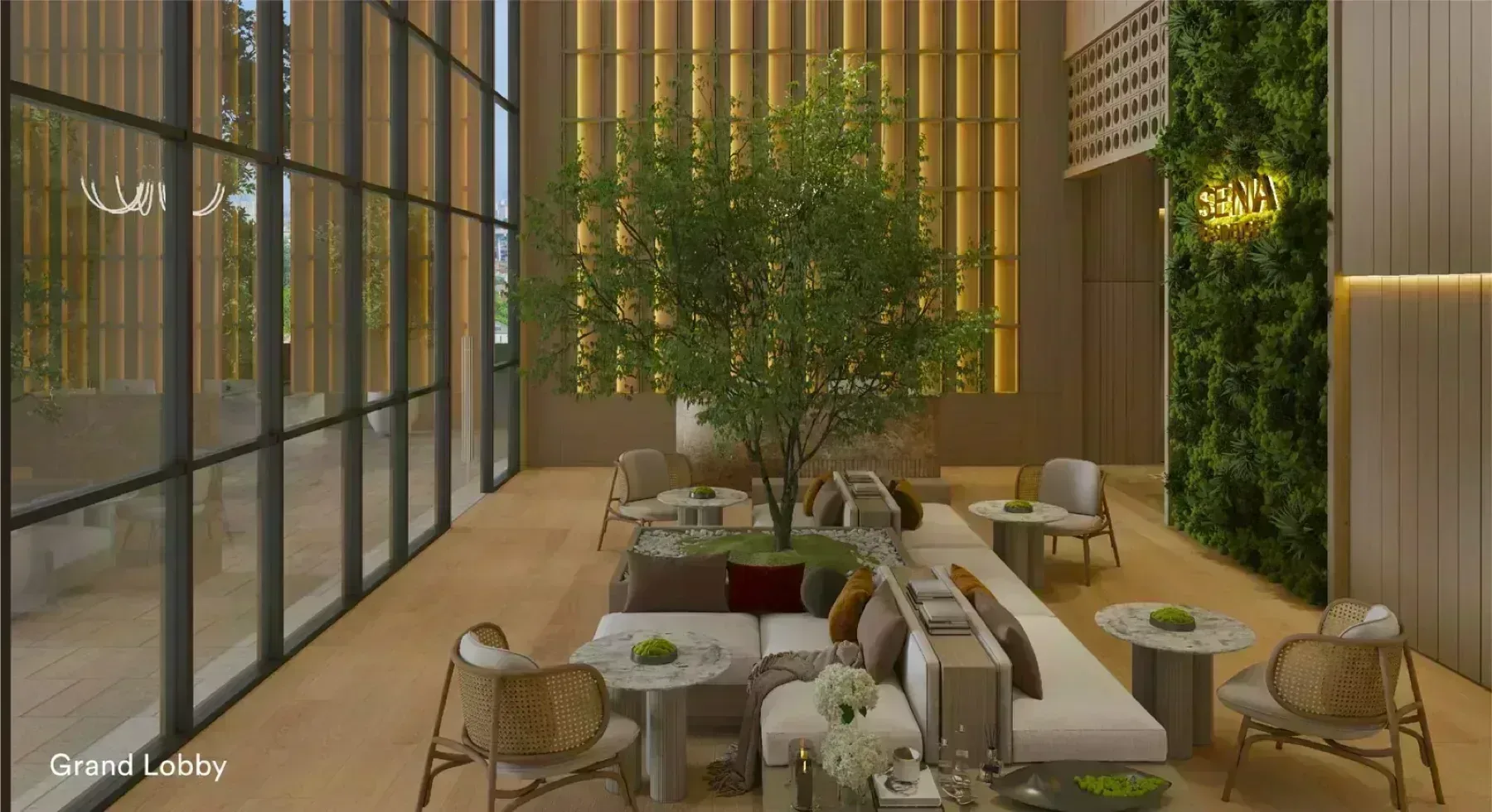 Sena Residences grand lobby