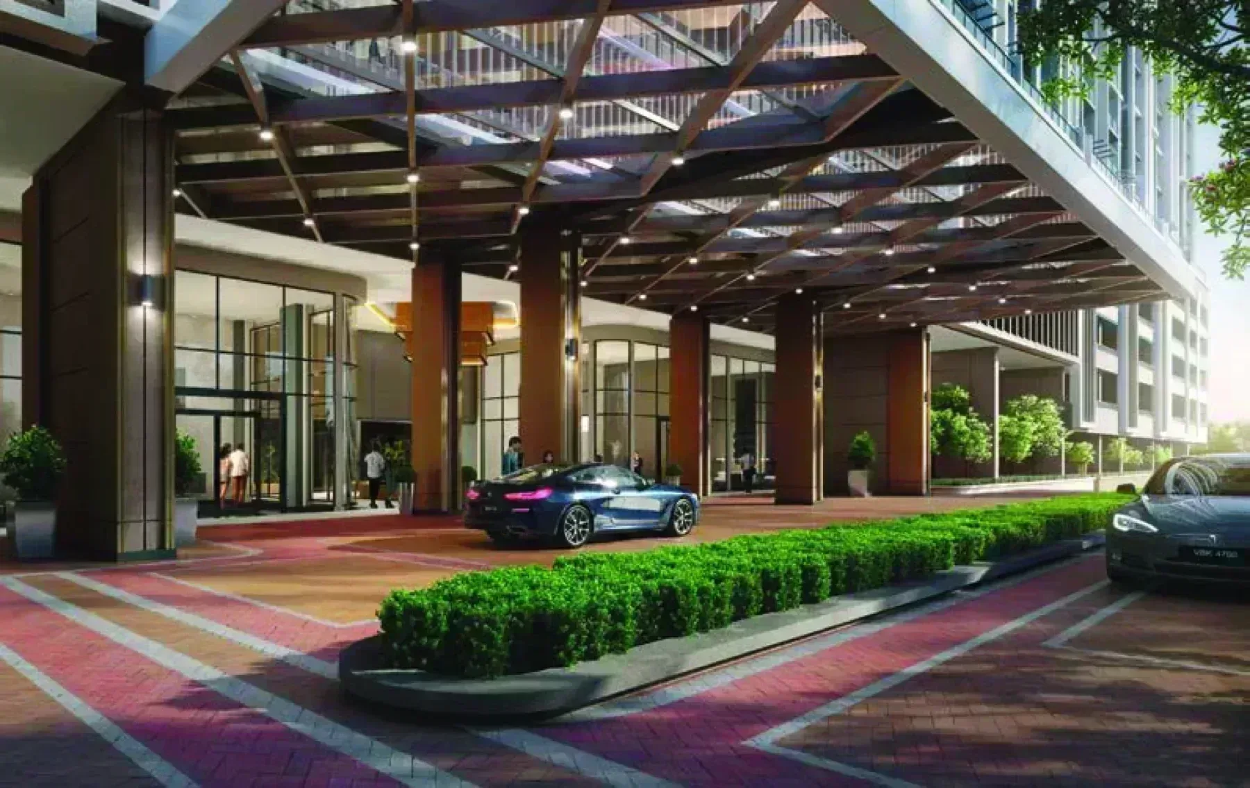 Senna Heights grand entrance drop-off