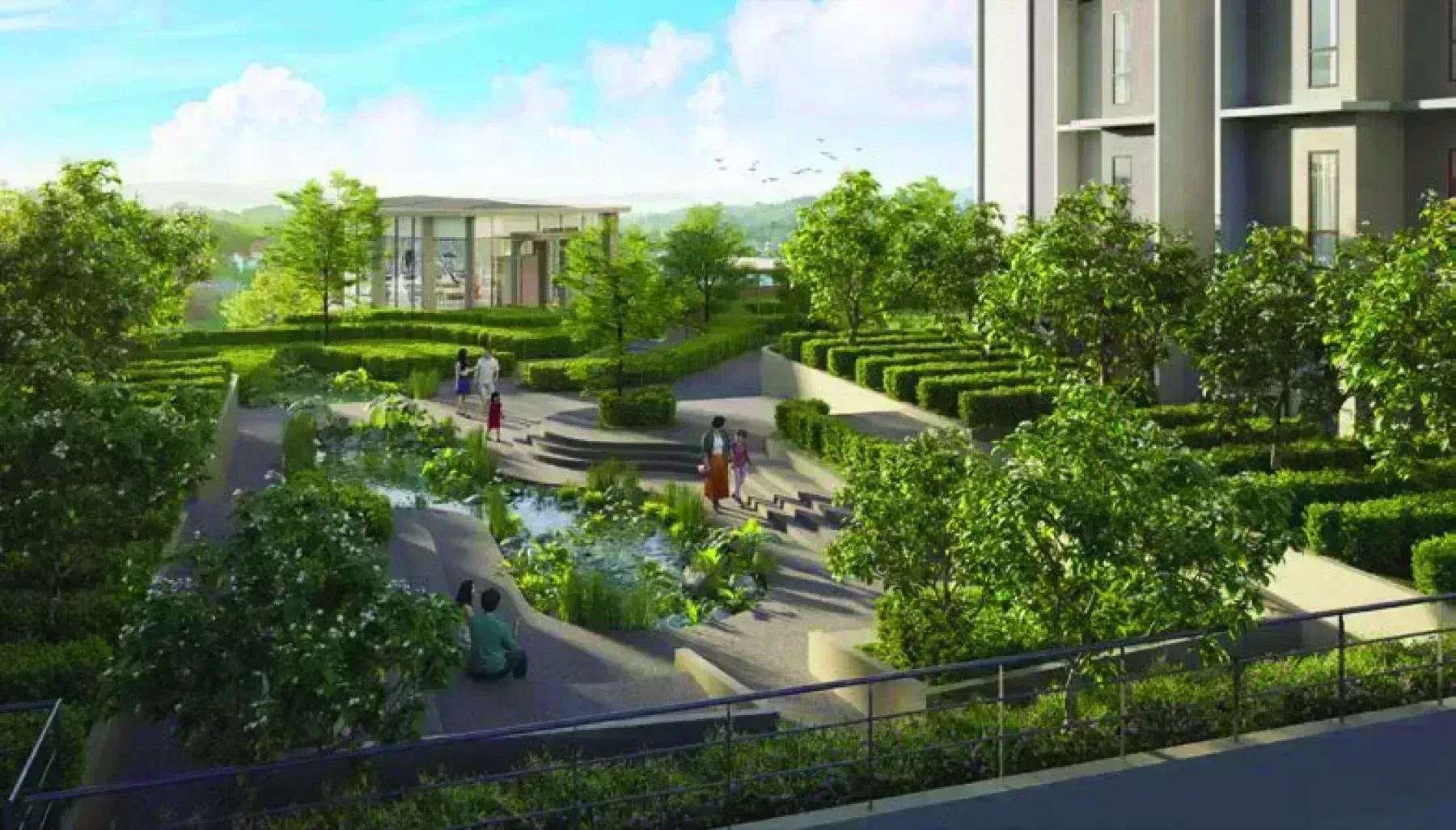 Senna Heights rooftop swimming pool