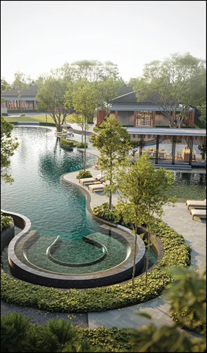seri embun clubhouse pool artist impression