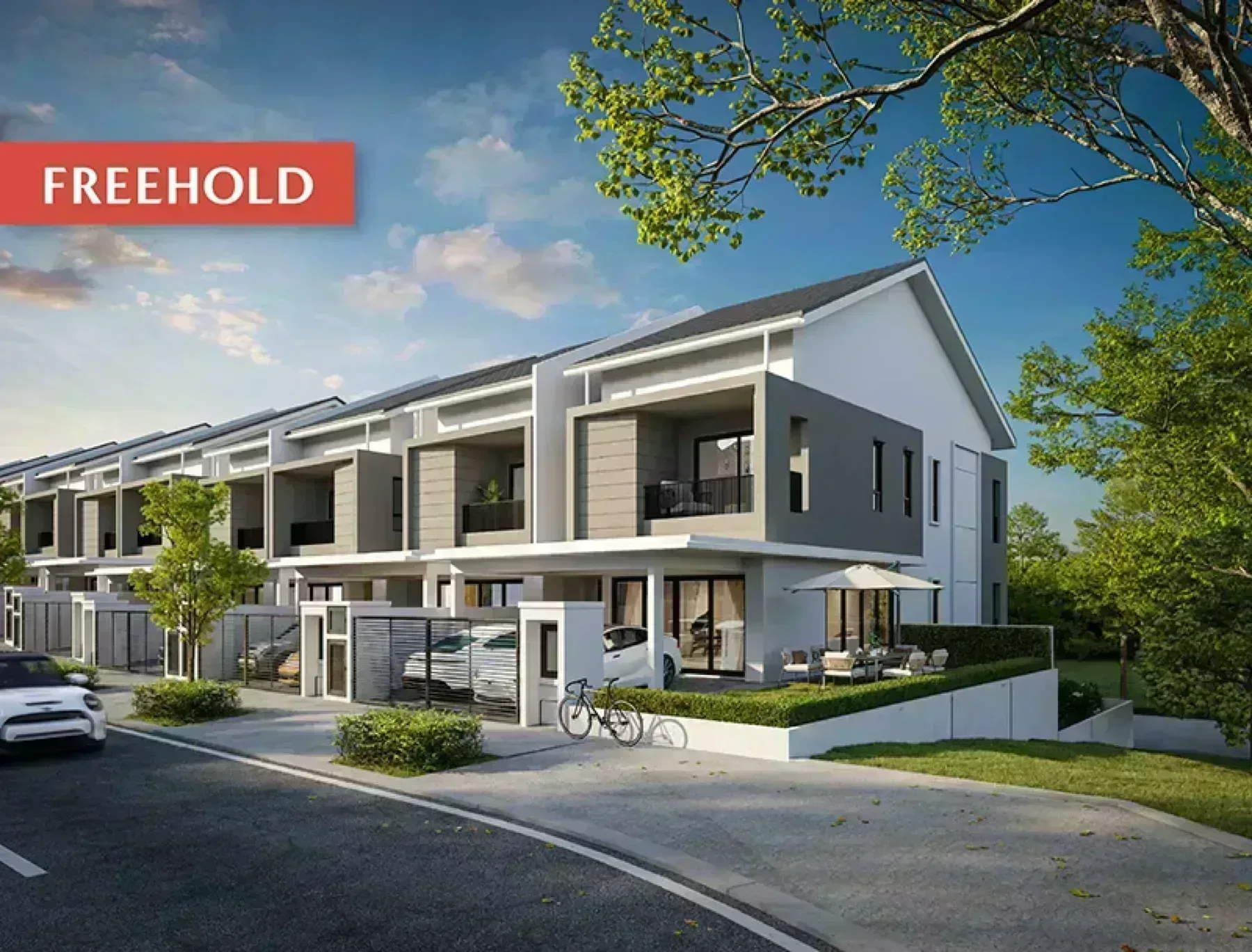 seri embun terrace facade artist impression