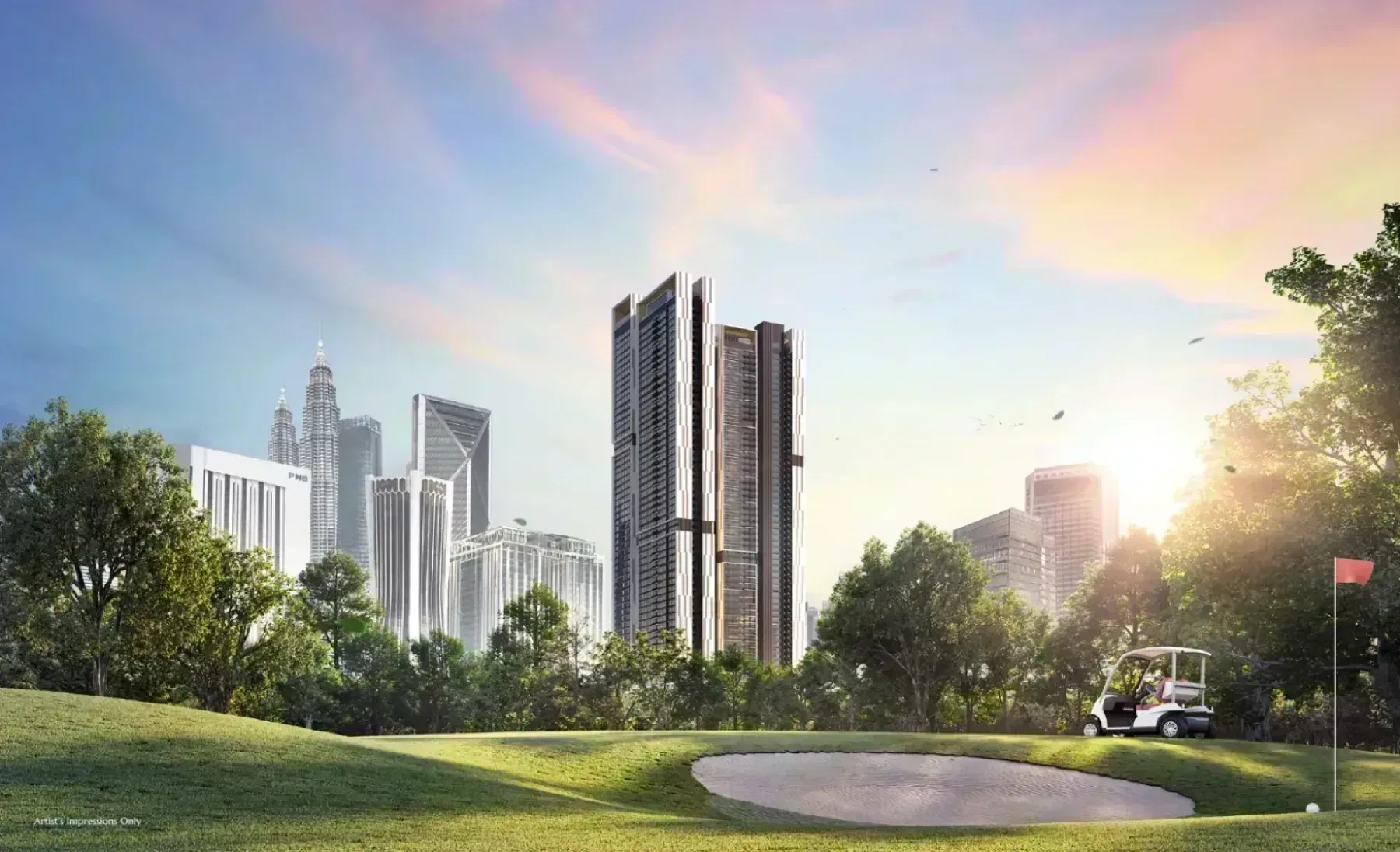 Skyline Embassy, KLCC — artist impression