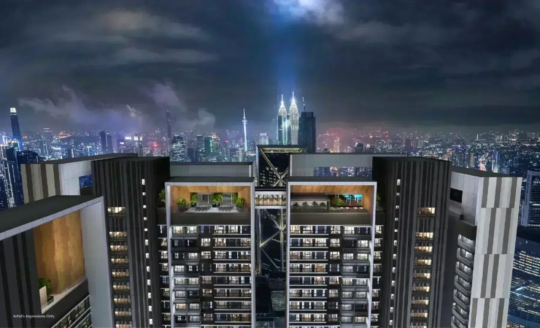 Skyline Embassy, KLCC — artist impression