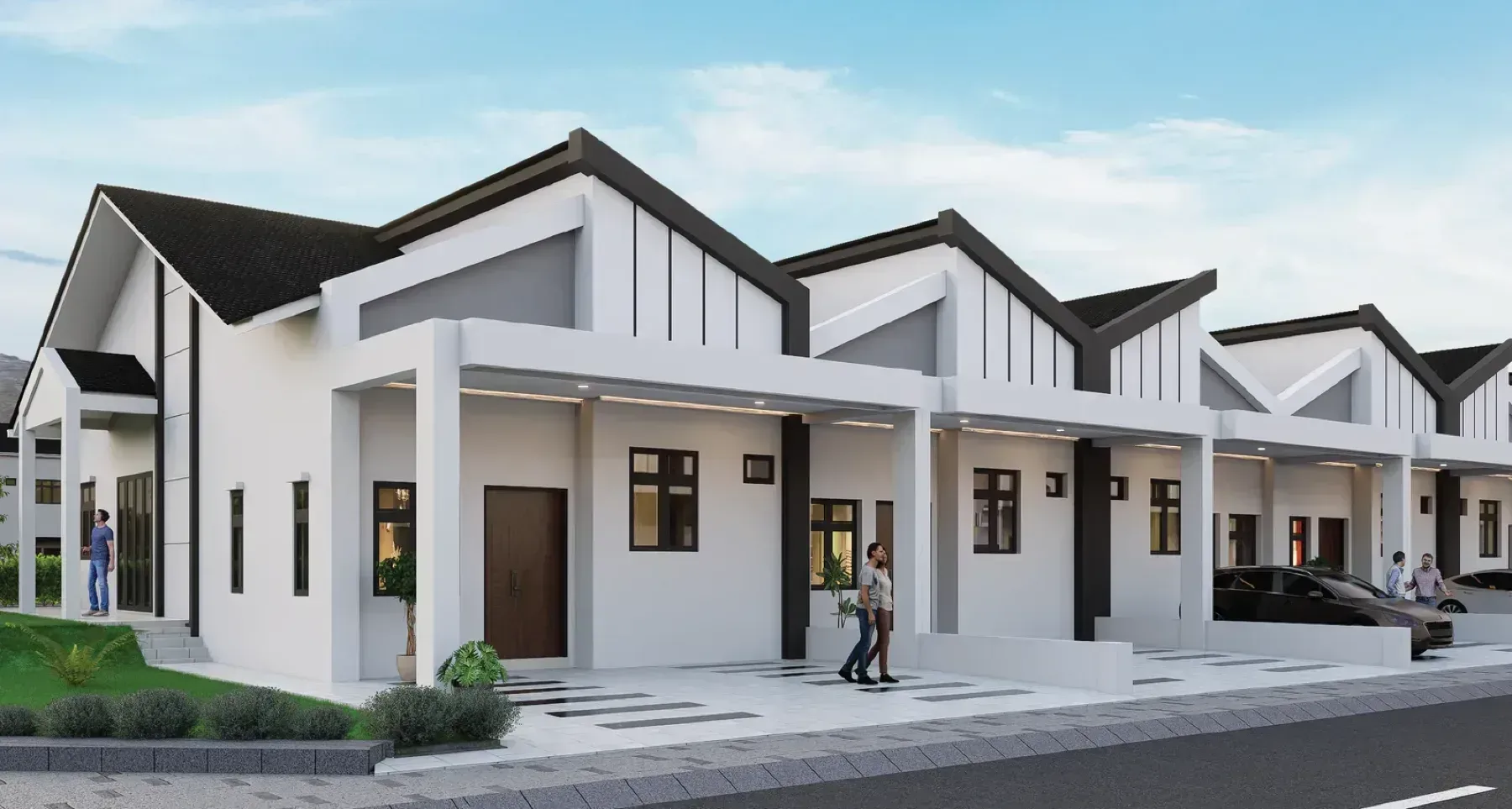 Straya Heights modena single storey facade