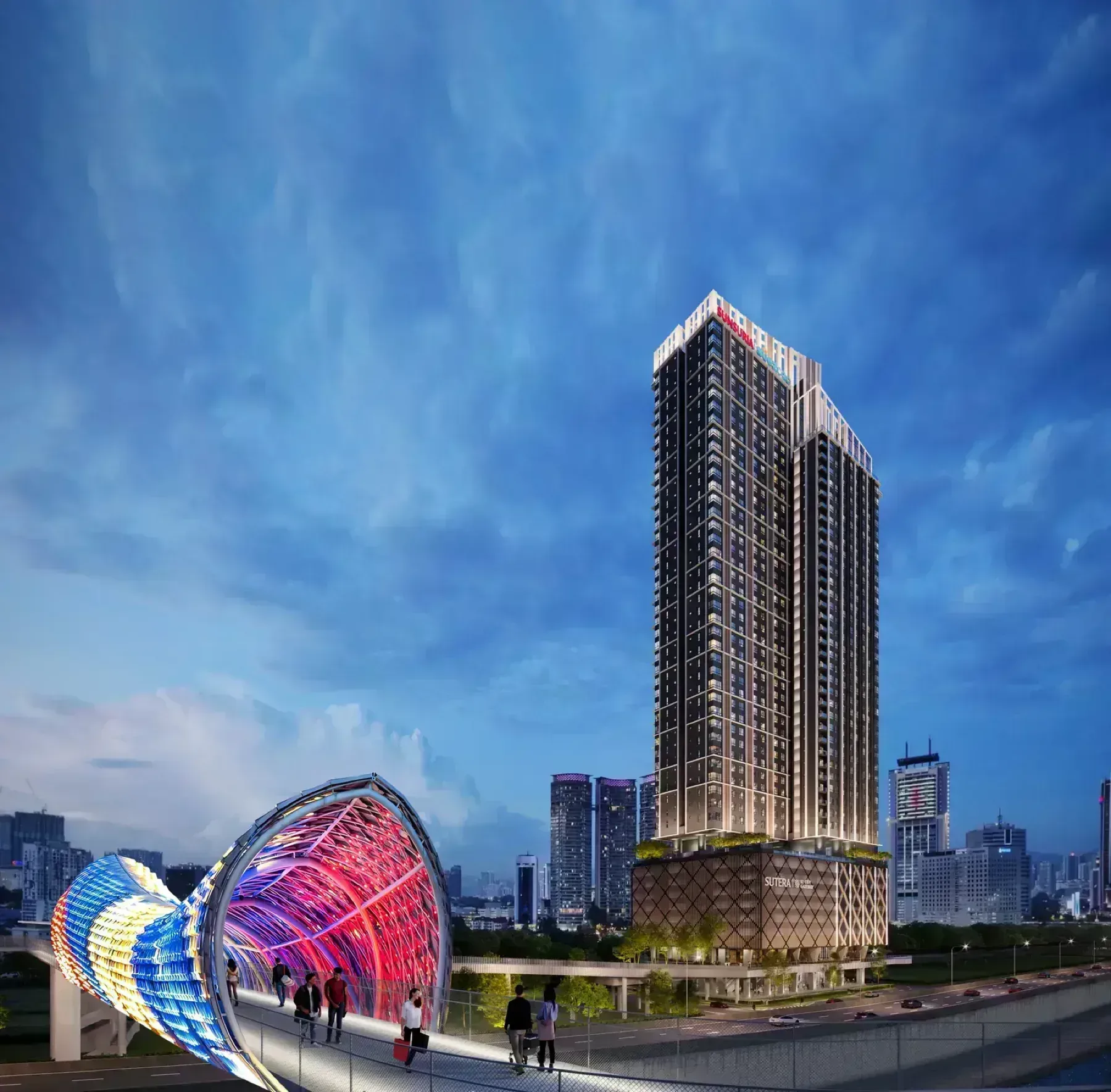 Sutera Suites Facade