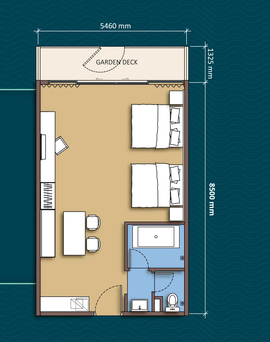 Tagbay Suites floor plan 3