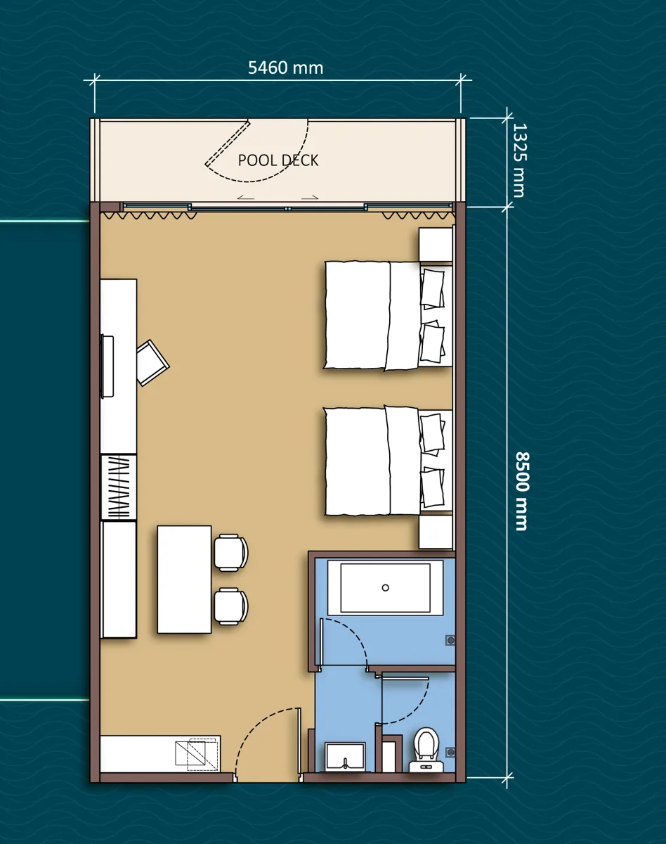 Tagbay Suites floor plan 4