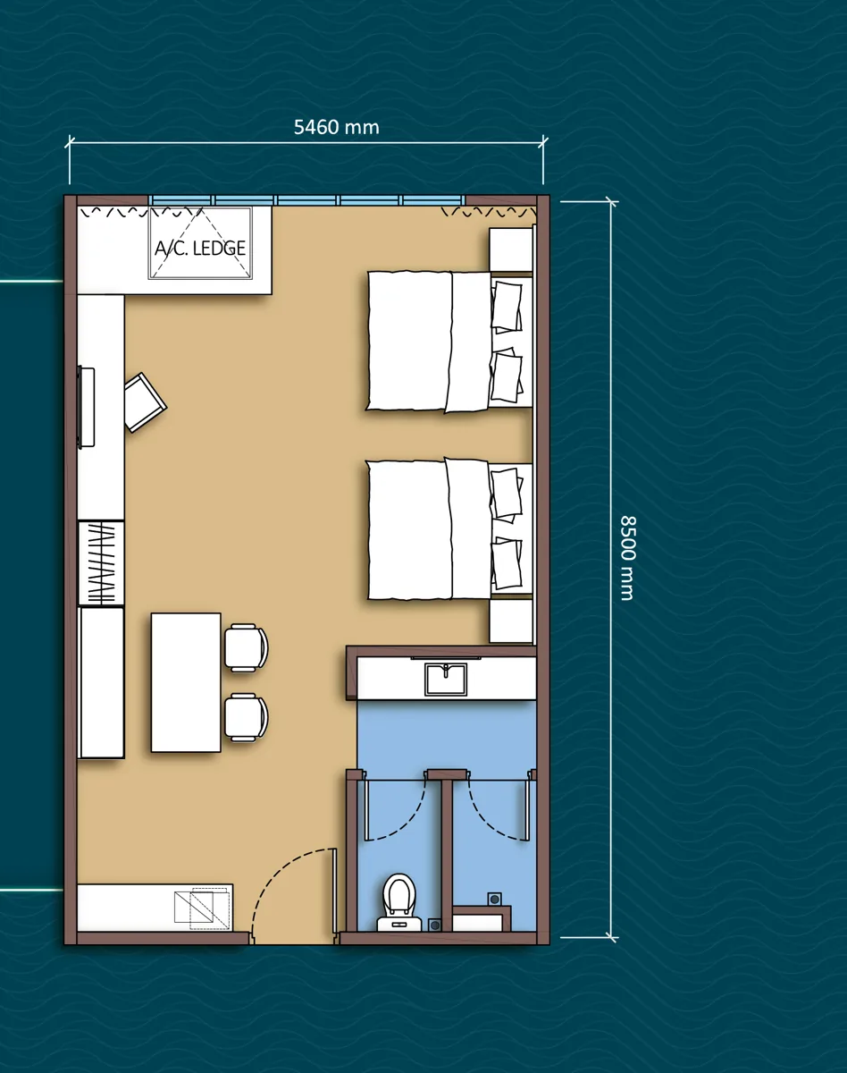 Tagbay Suites floor plan 2