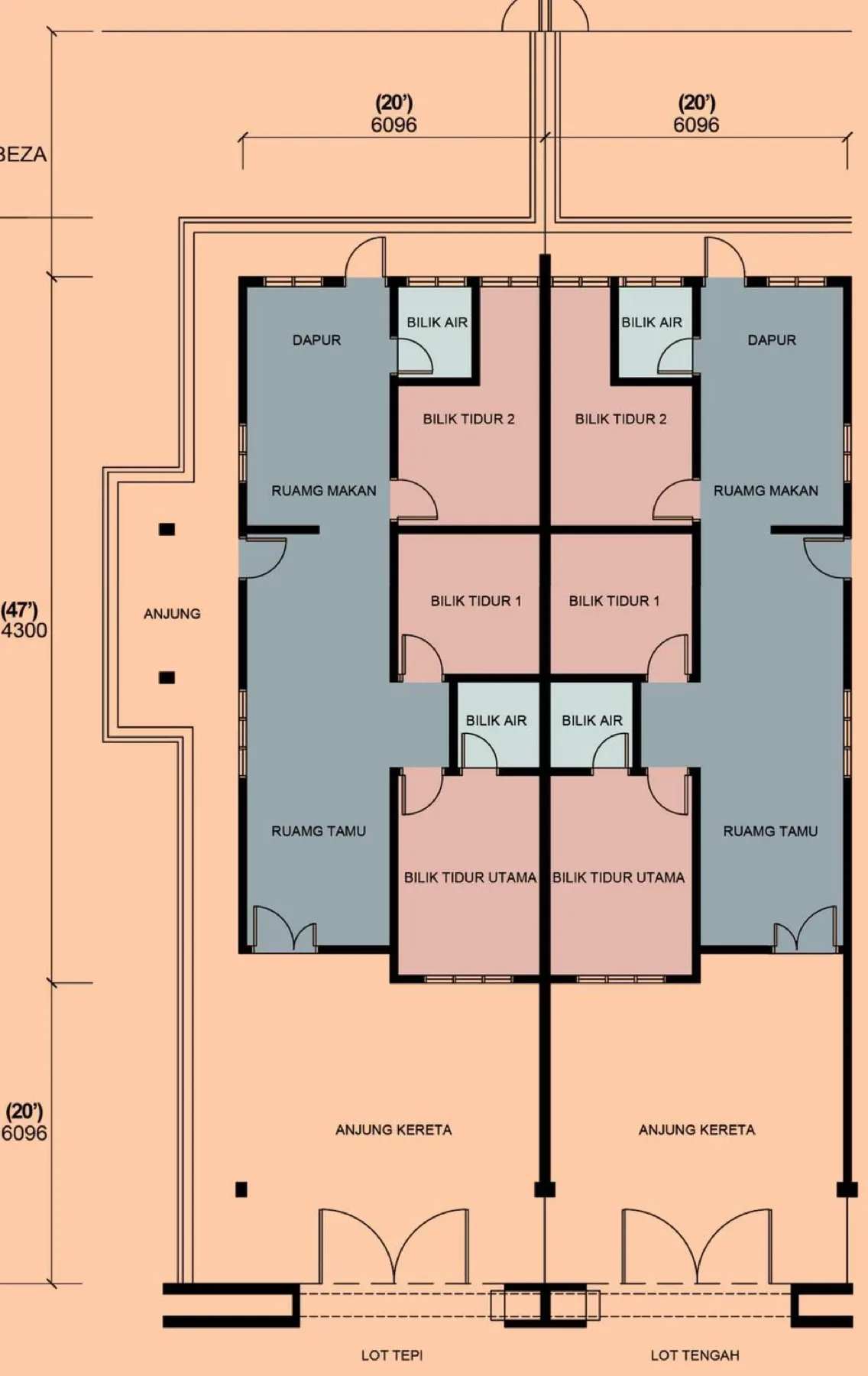 Taman Aneka Jaya 89 floor plan 1