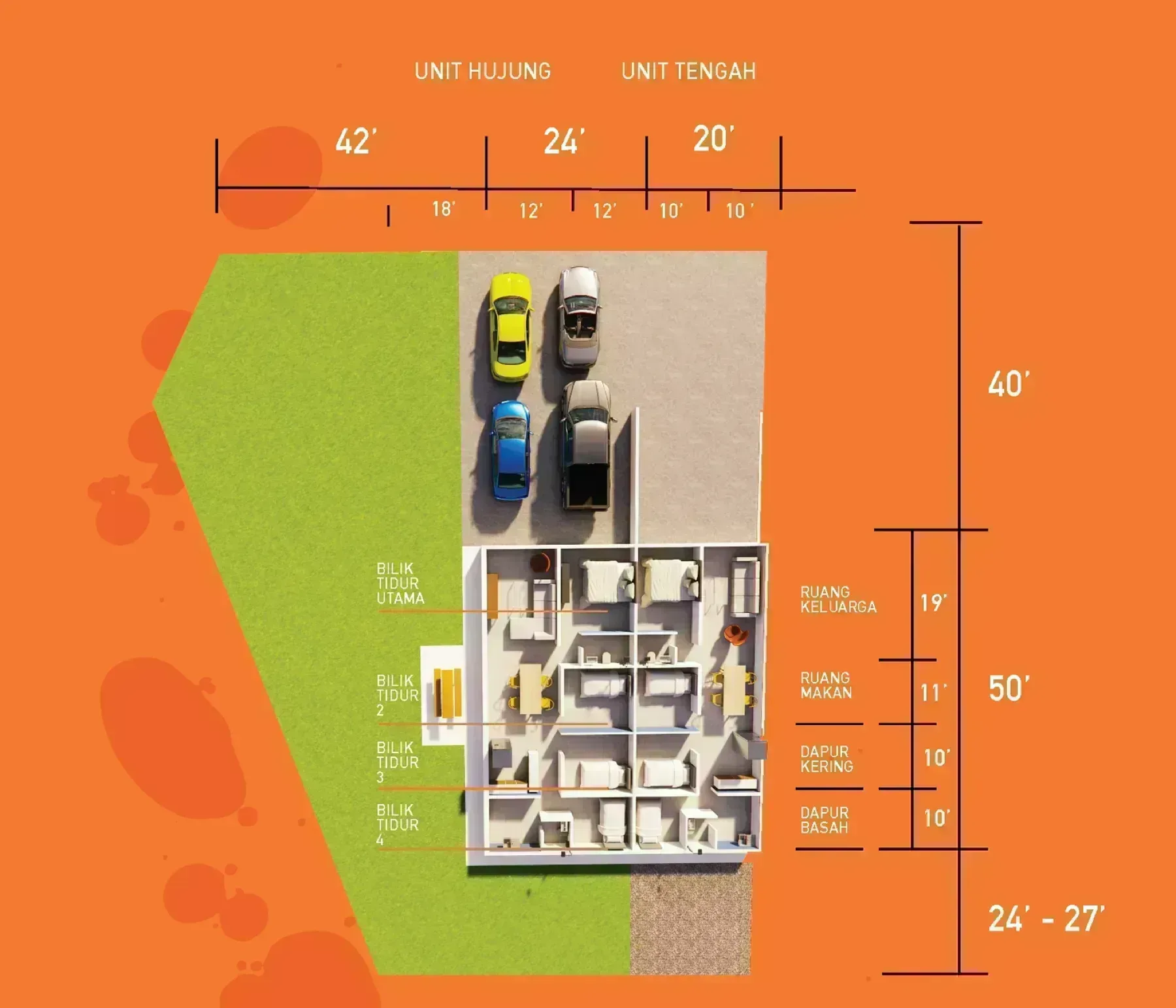 Taman Qasria floor plan 1
